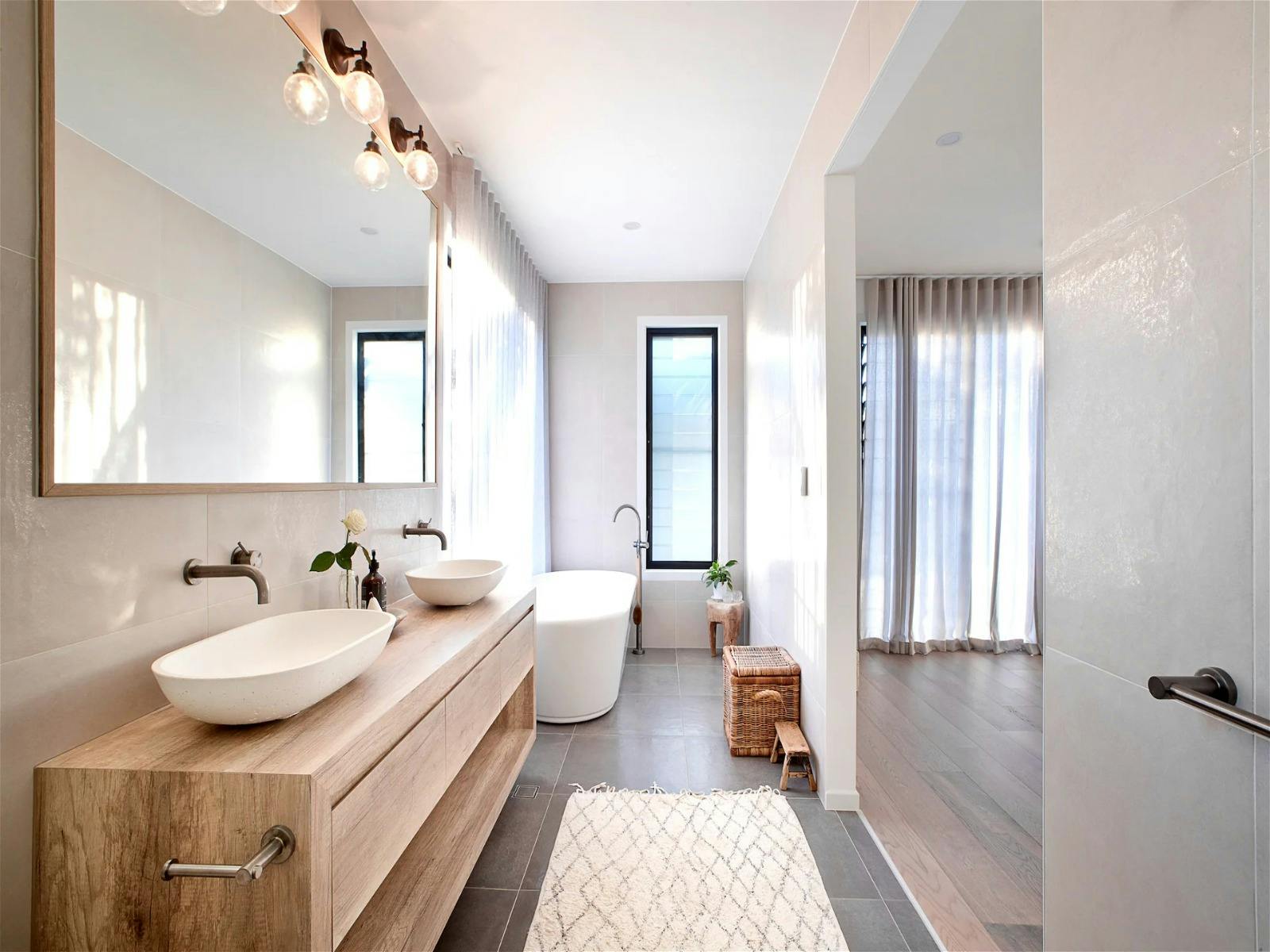 우아한 전통 욕실