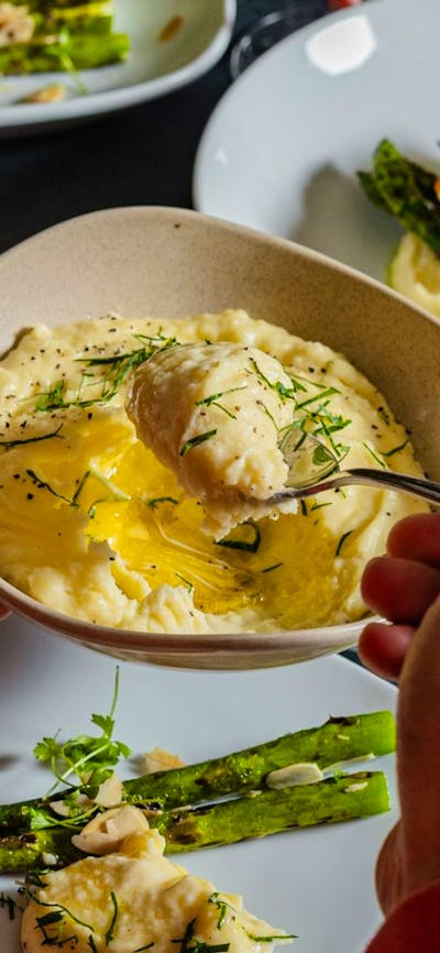 Bowl of potato mash