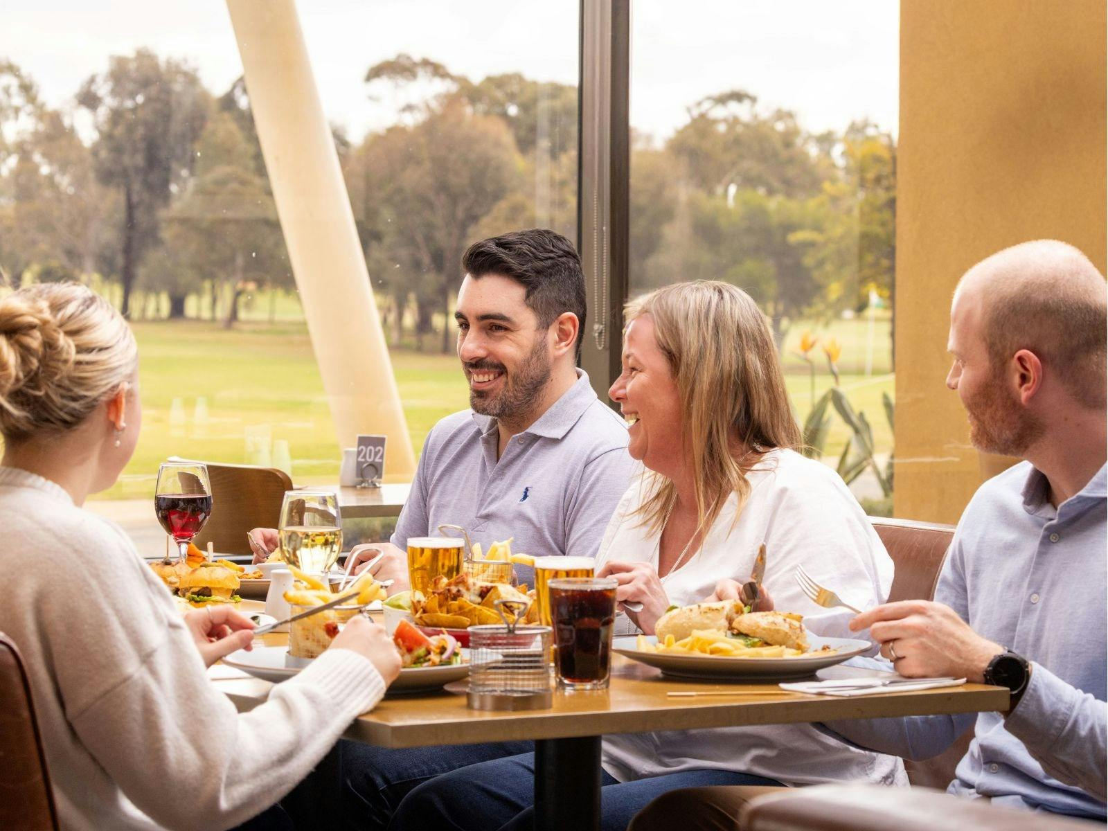 Bistro with Golf Course Views