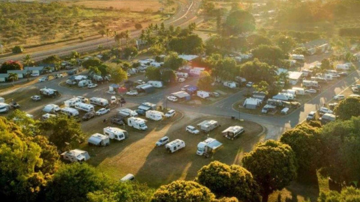 Townsville Holiday Park birds eye view of the park