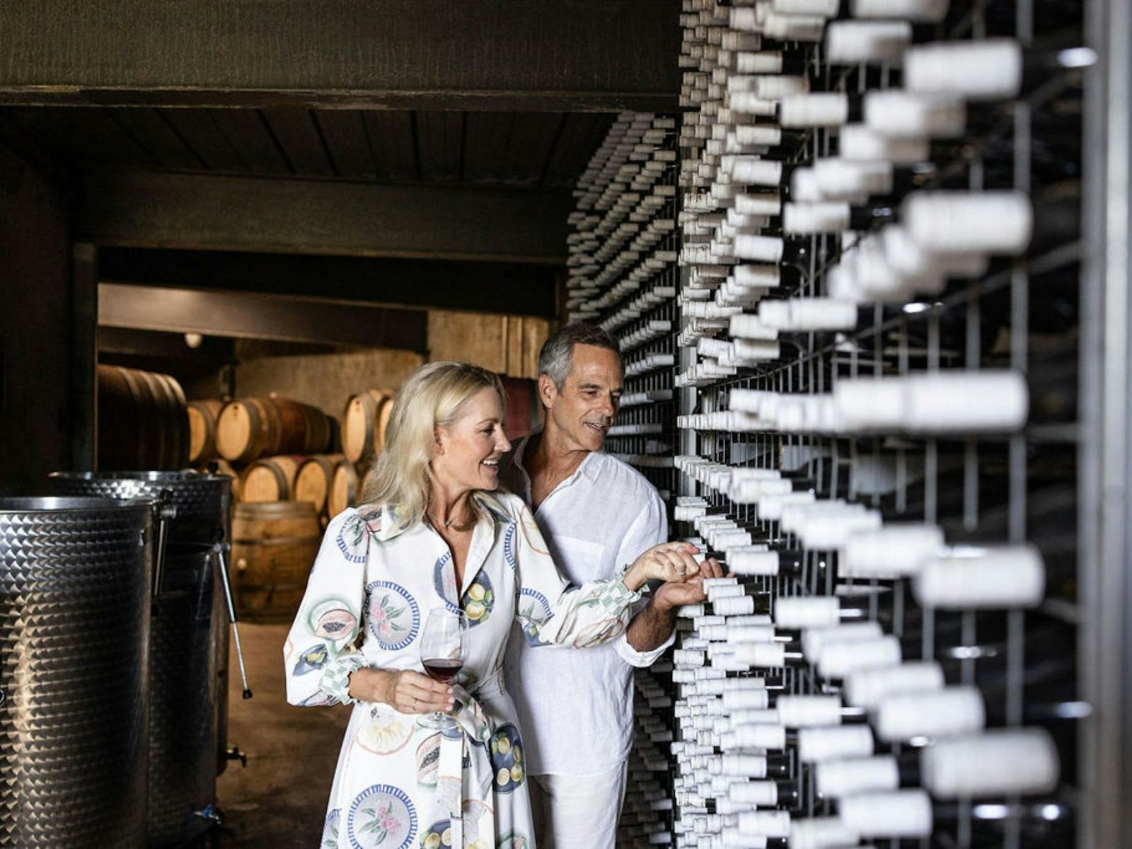 Barrel room museum wine