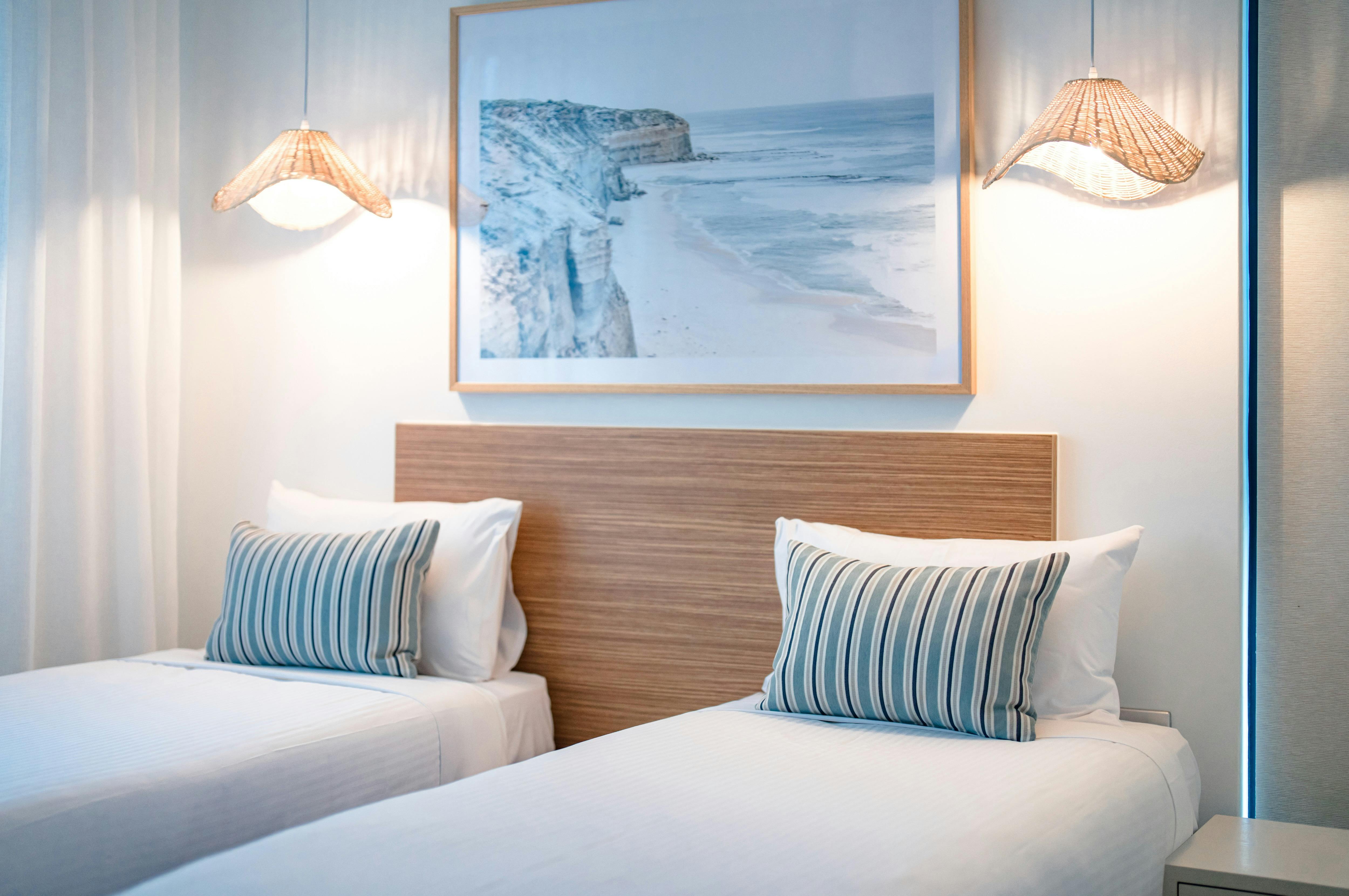 Vue Apartments Geelong - King or Twin bedding