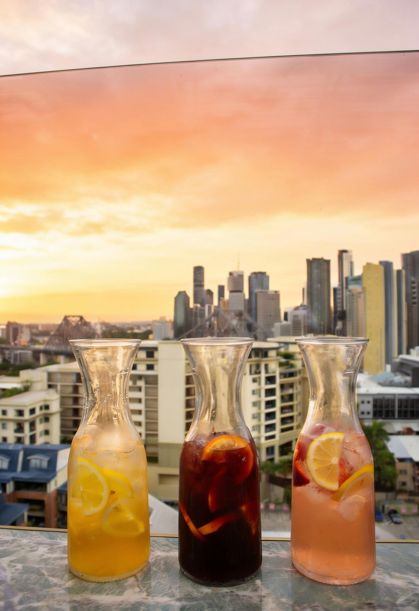 Iris Rooftop Sangria Jugs