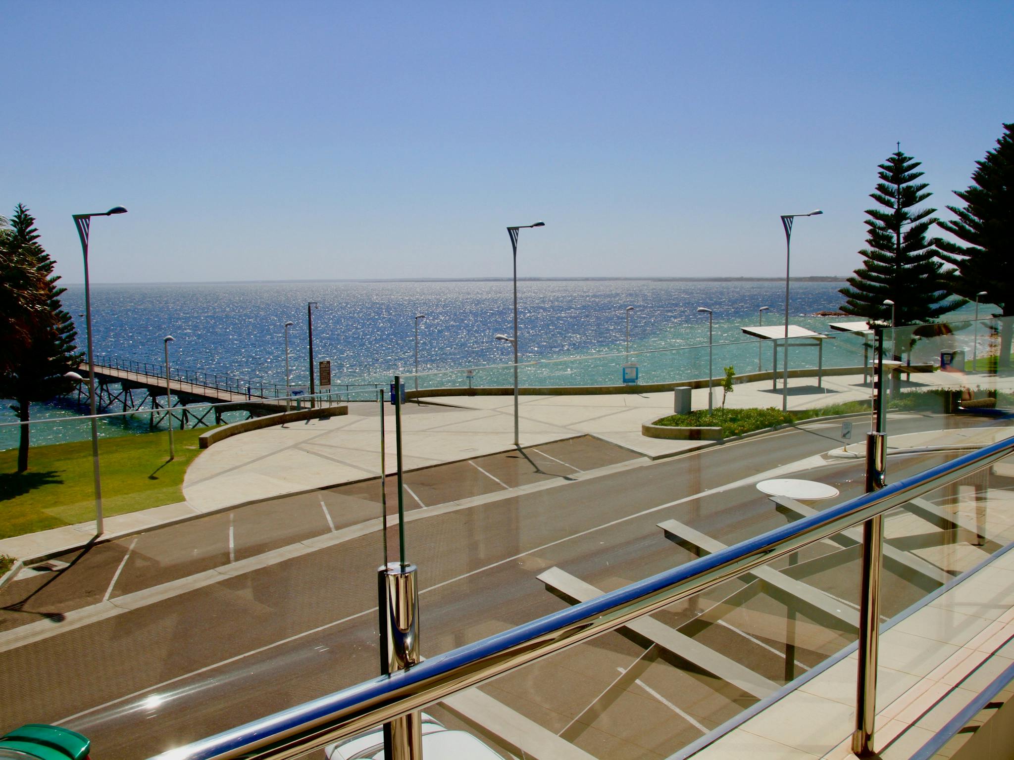 Ceduna Jetty viewed from the Ceduna Foreshore Hotel