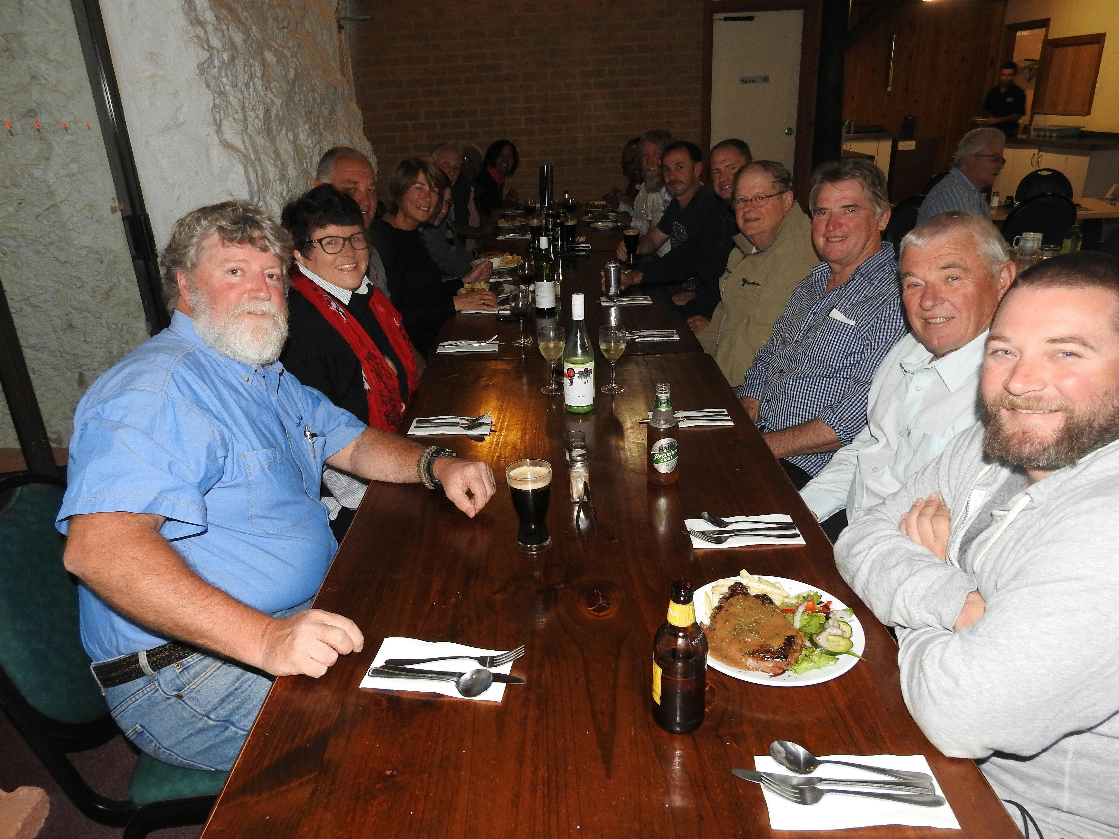 Dinner time at the Communal Restaurant
