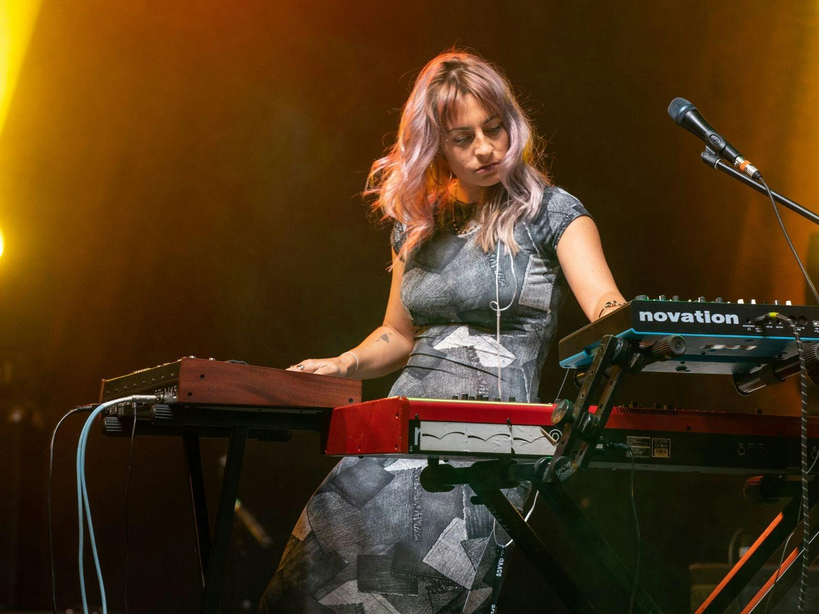 Modern Jazz vocalist and pianist Freyja Garbett performing live.