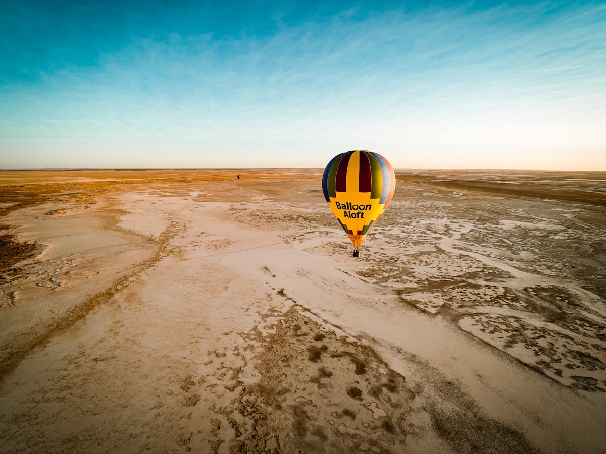 Hot air balloon flight from Burketown Hot air balloon flight from Burketown
