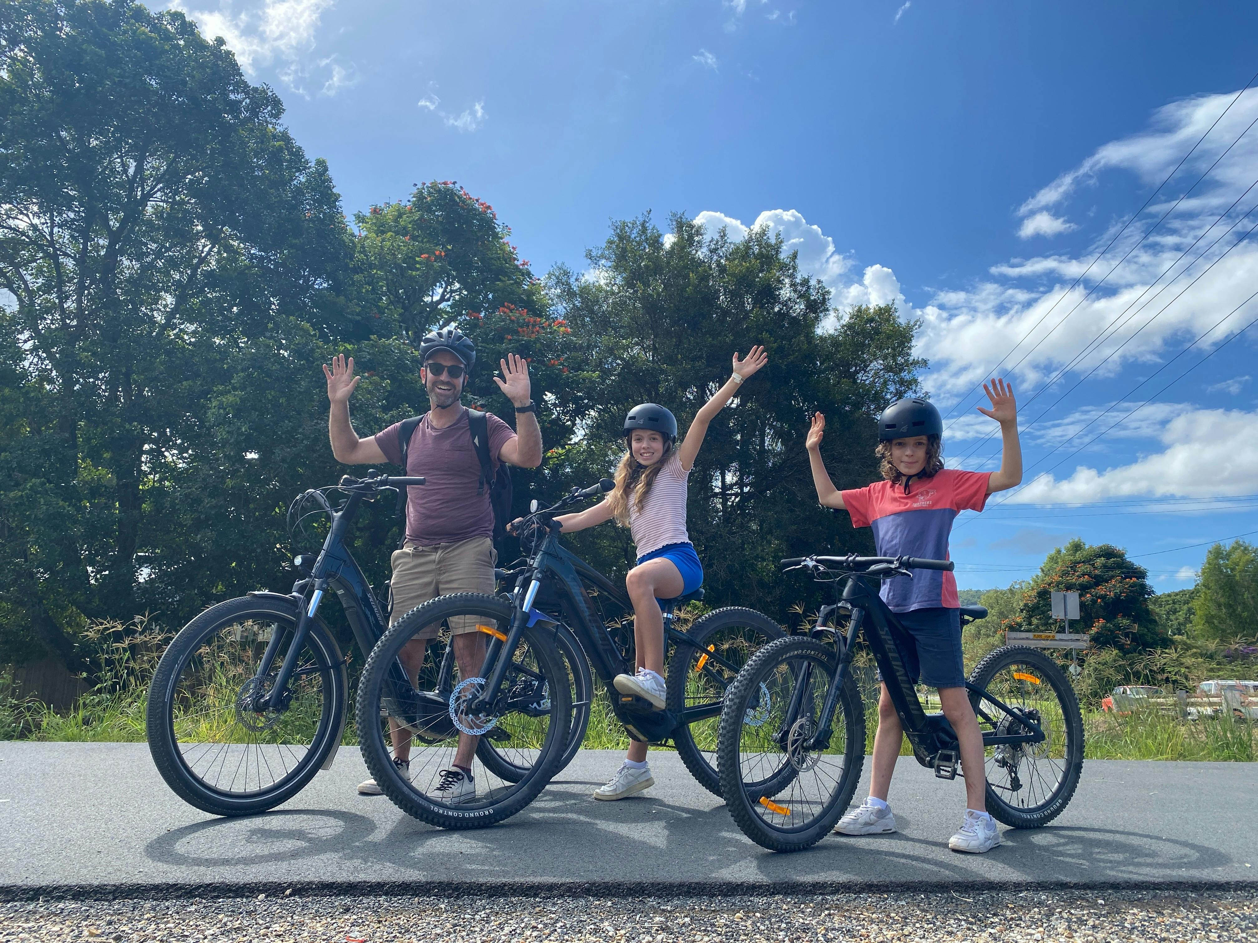 Hire Bike Fun riding the Northern Rivers trails