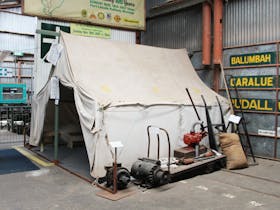 Gangers tent display