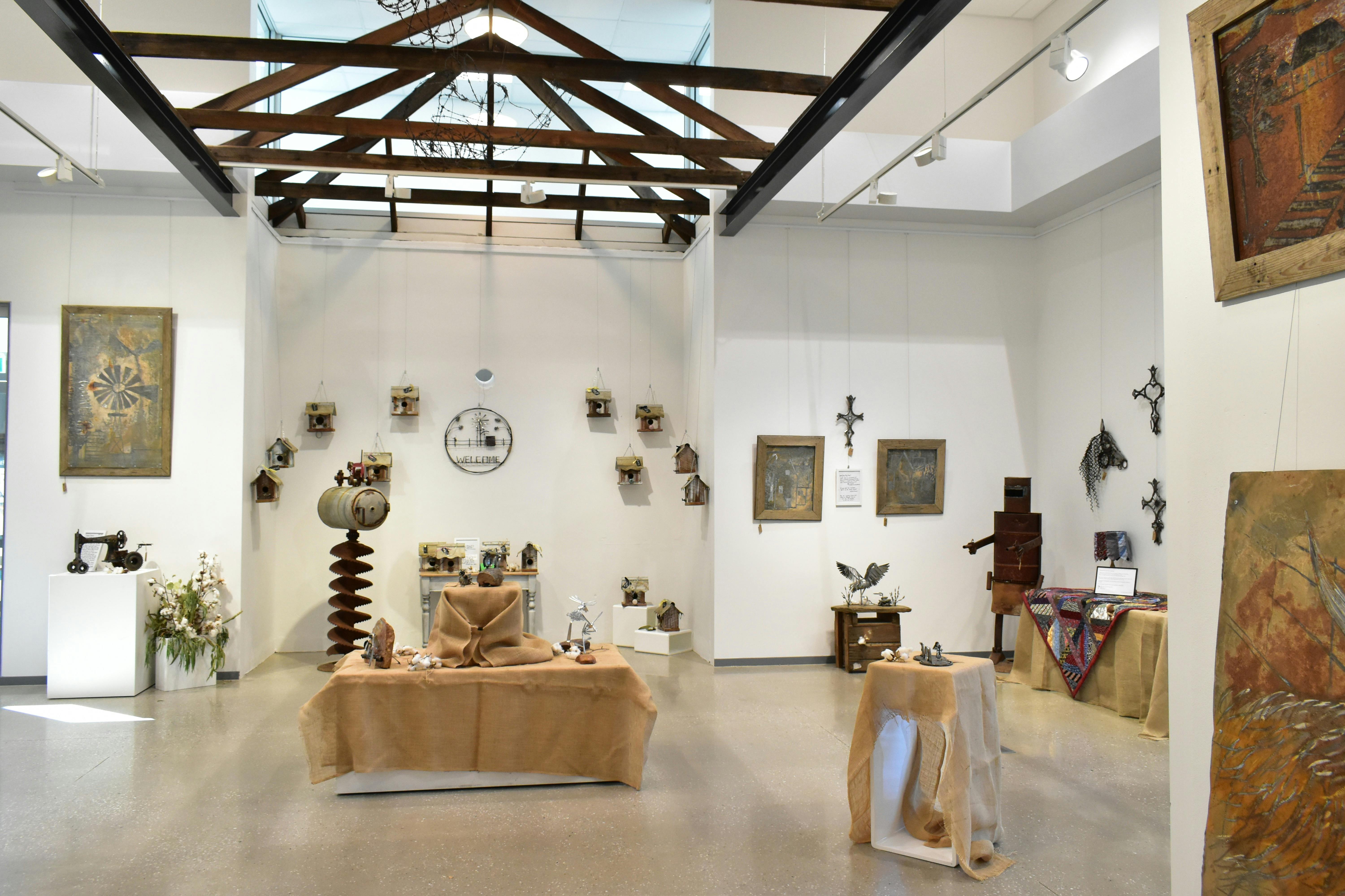 Discover Farming display in the Goondiwindi Art Gallery