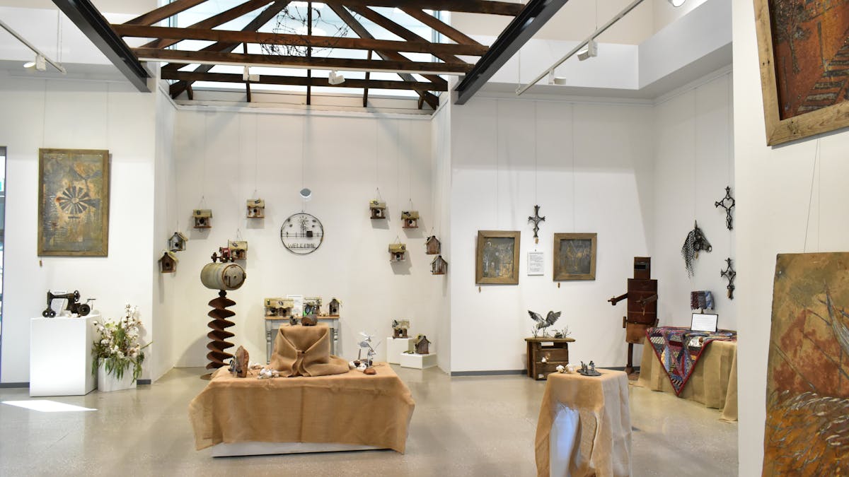 Discover Farming display in the Goondiwindi Art Gallery