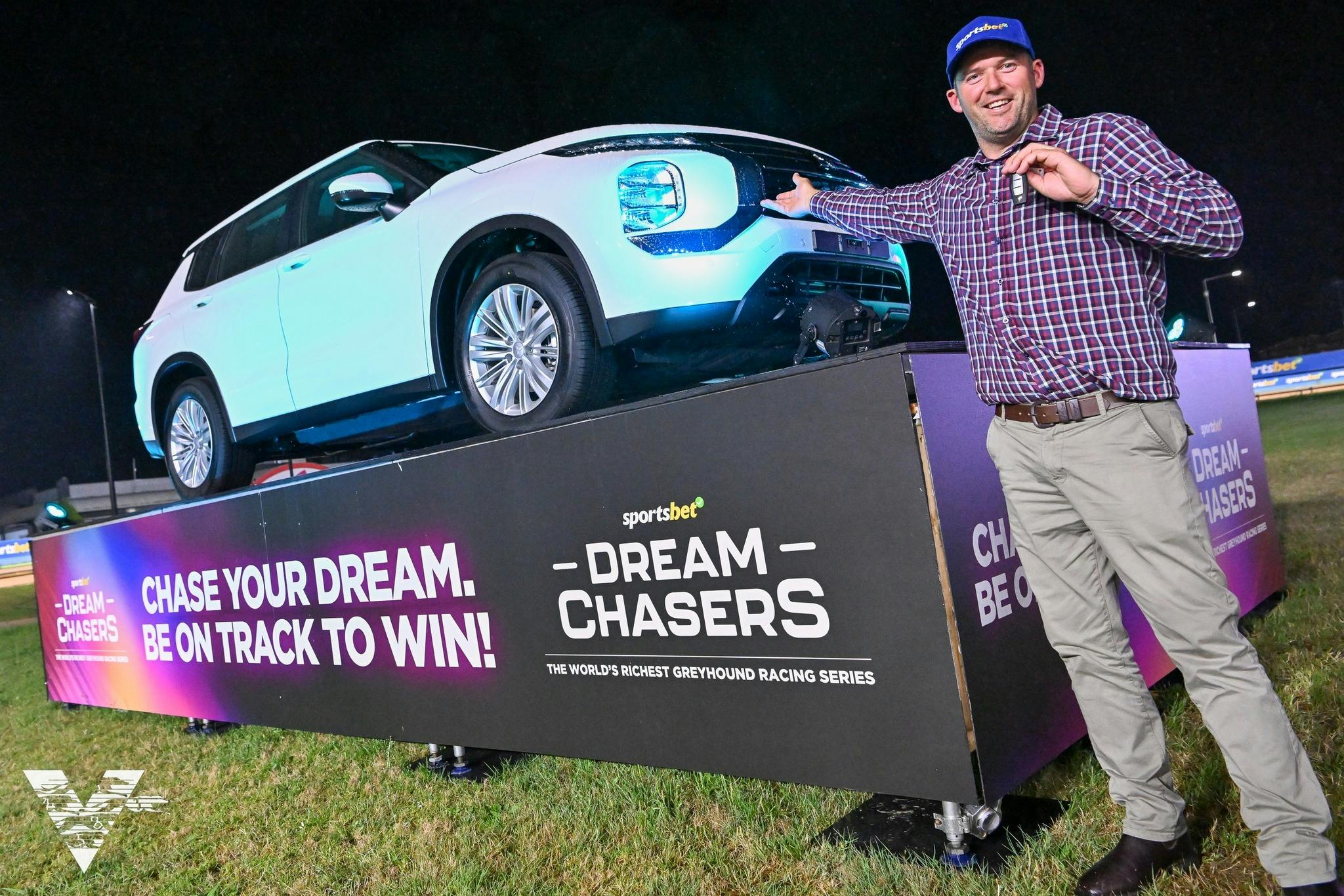 A racegoer took home a car during the 2023 Dream Chasers festival.