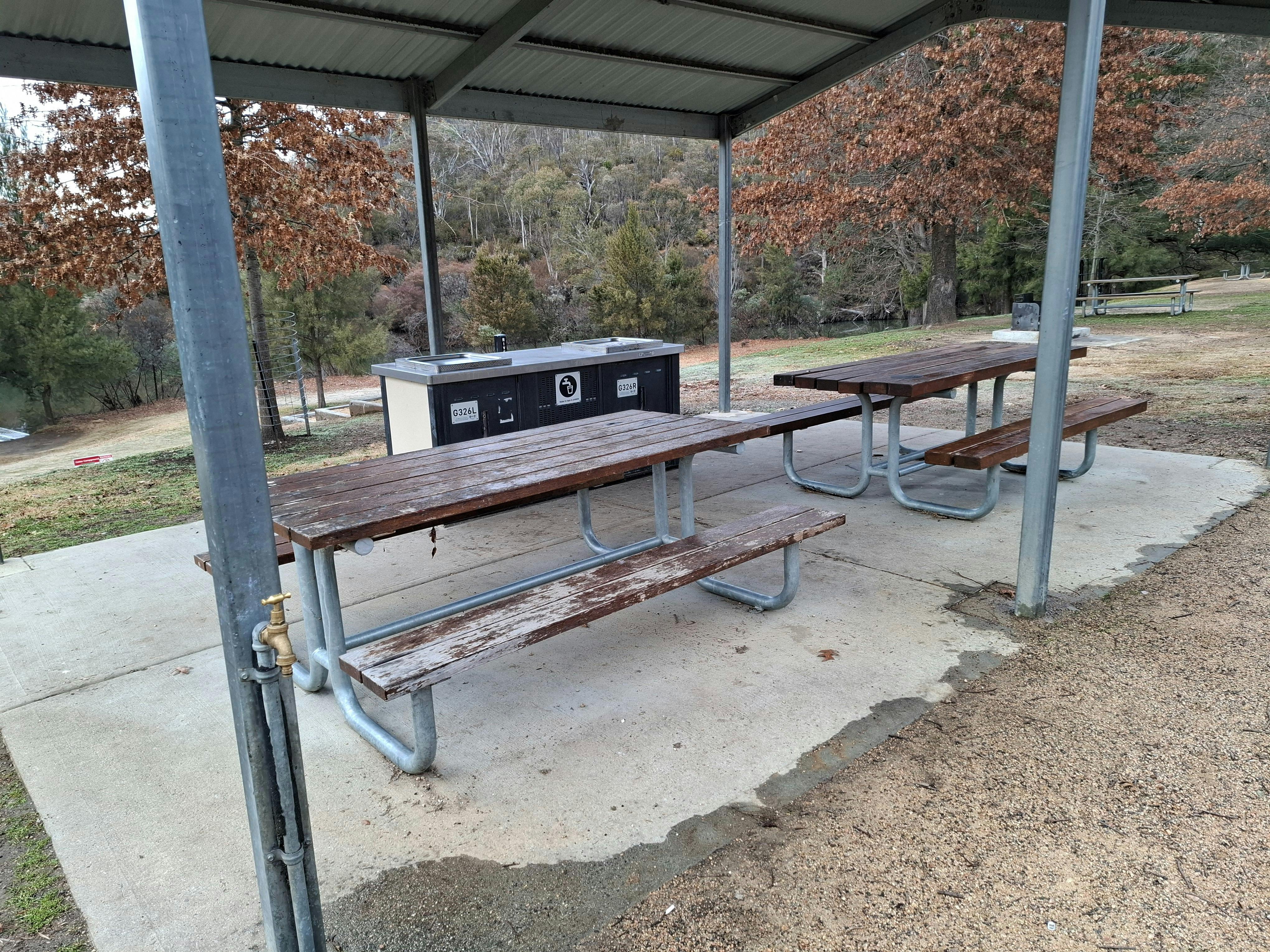Shelter and BBQ's