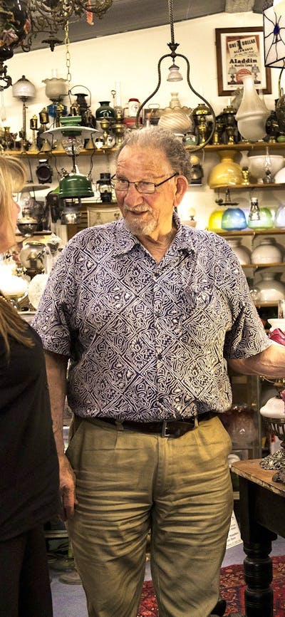 Rob Arnaut from the Original Lamp Shop, Braidwood