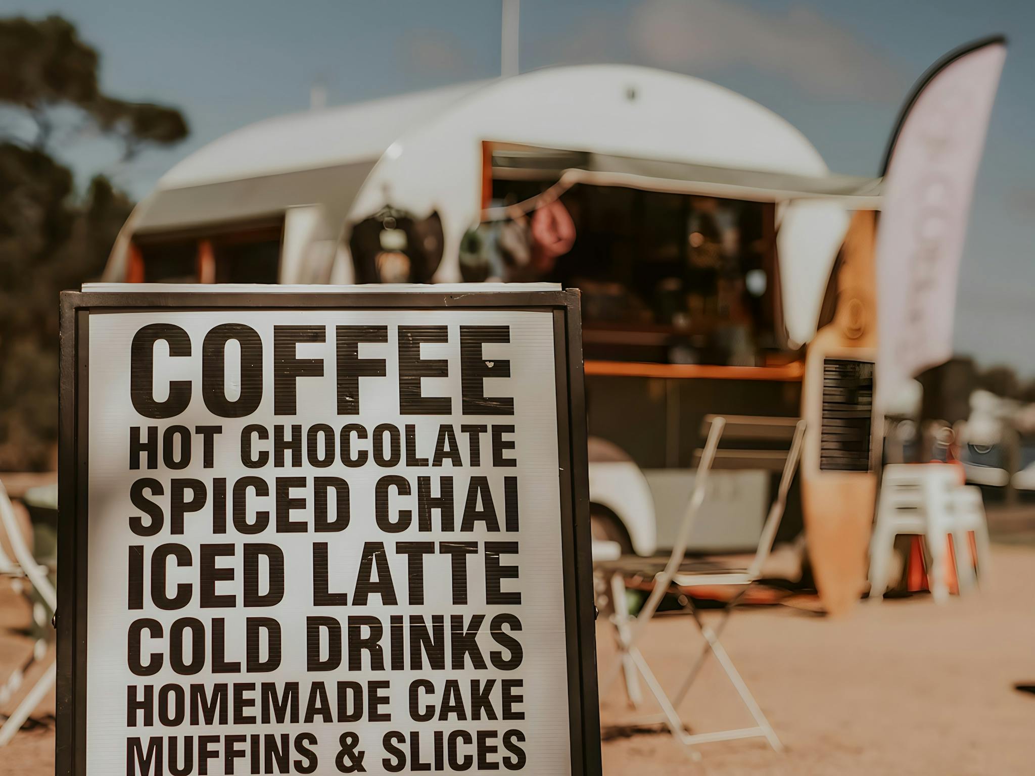 We fit a lot in our tiny van, the menu is always changing but the favourites are a permanent fixture