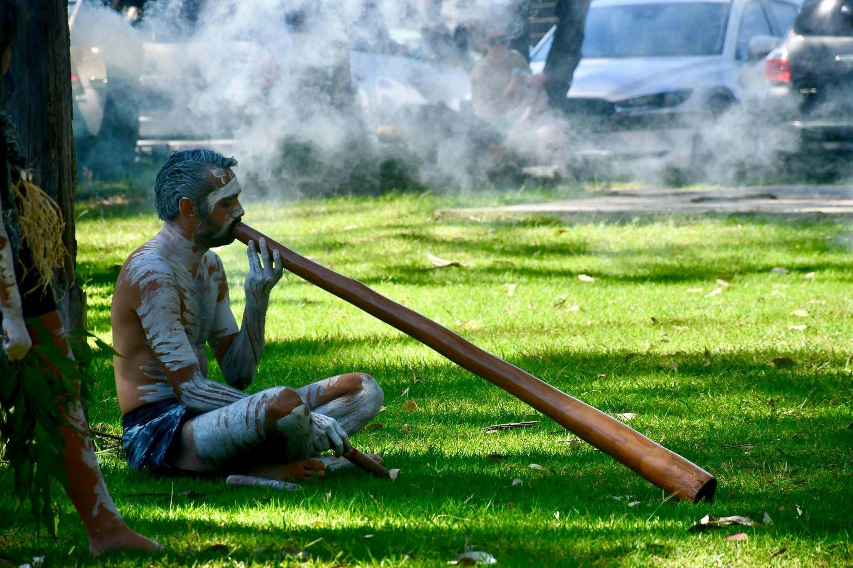 human playing instrument