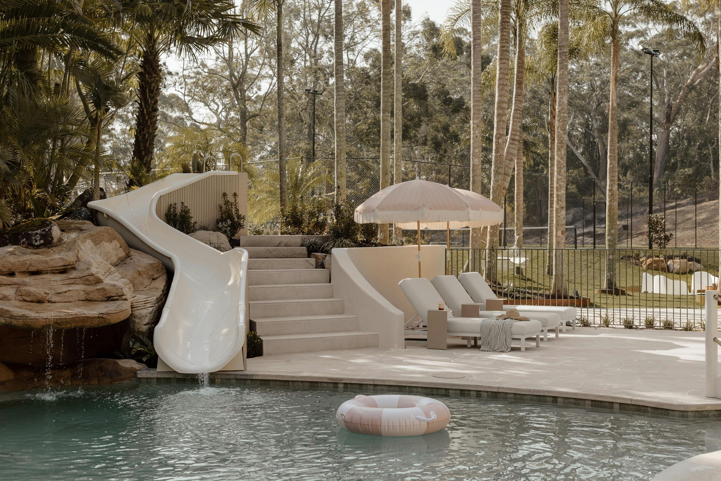 Pool with Slide