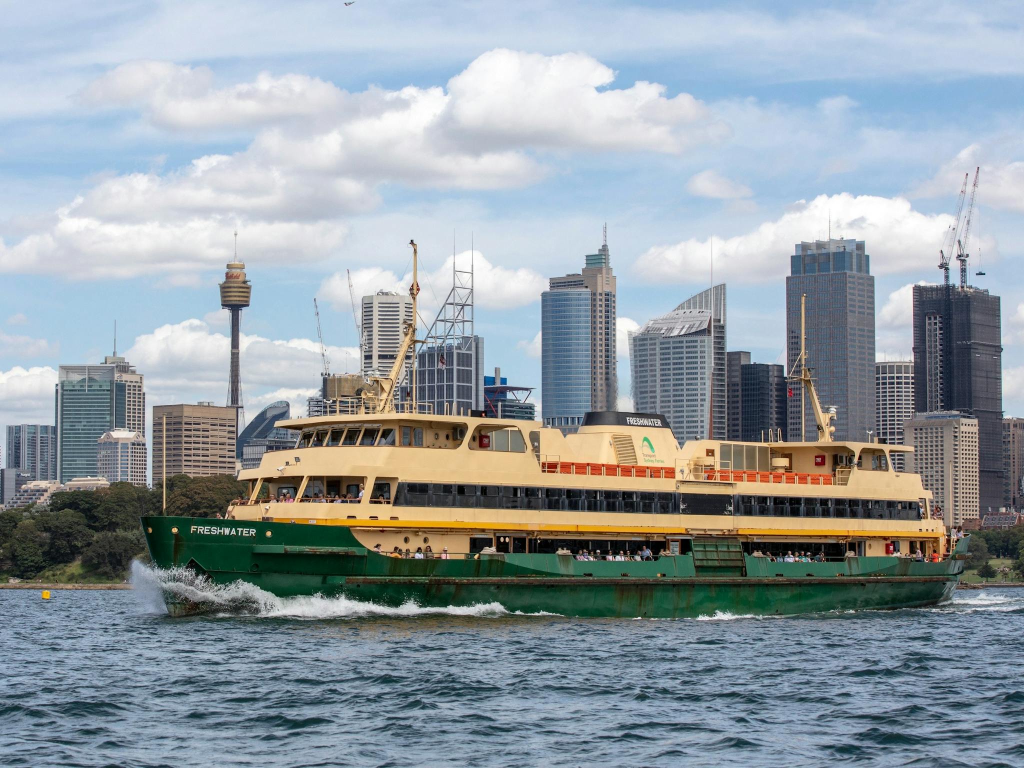 The Manly Ferry on Sydney Harbour.