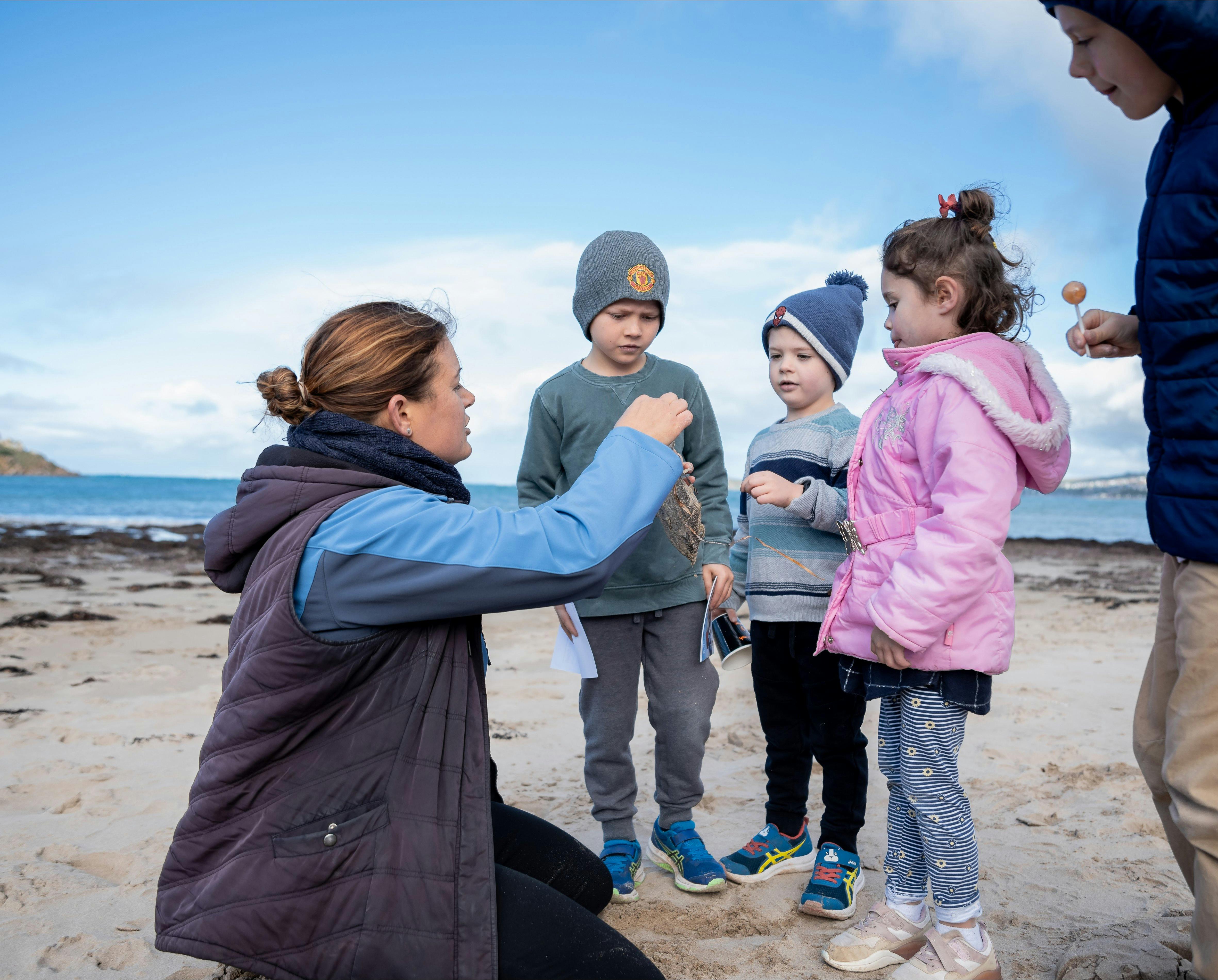 Kids exploring natural spaces