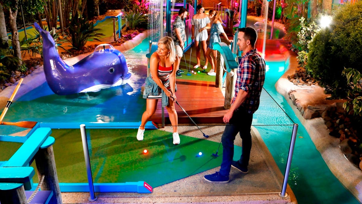 Twilight Mini Golf at Putt Putt Mermaid Beach
