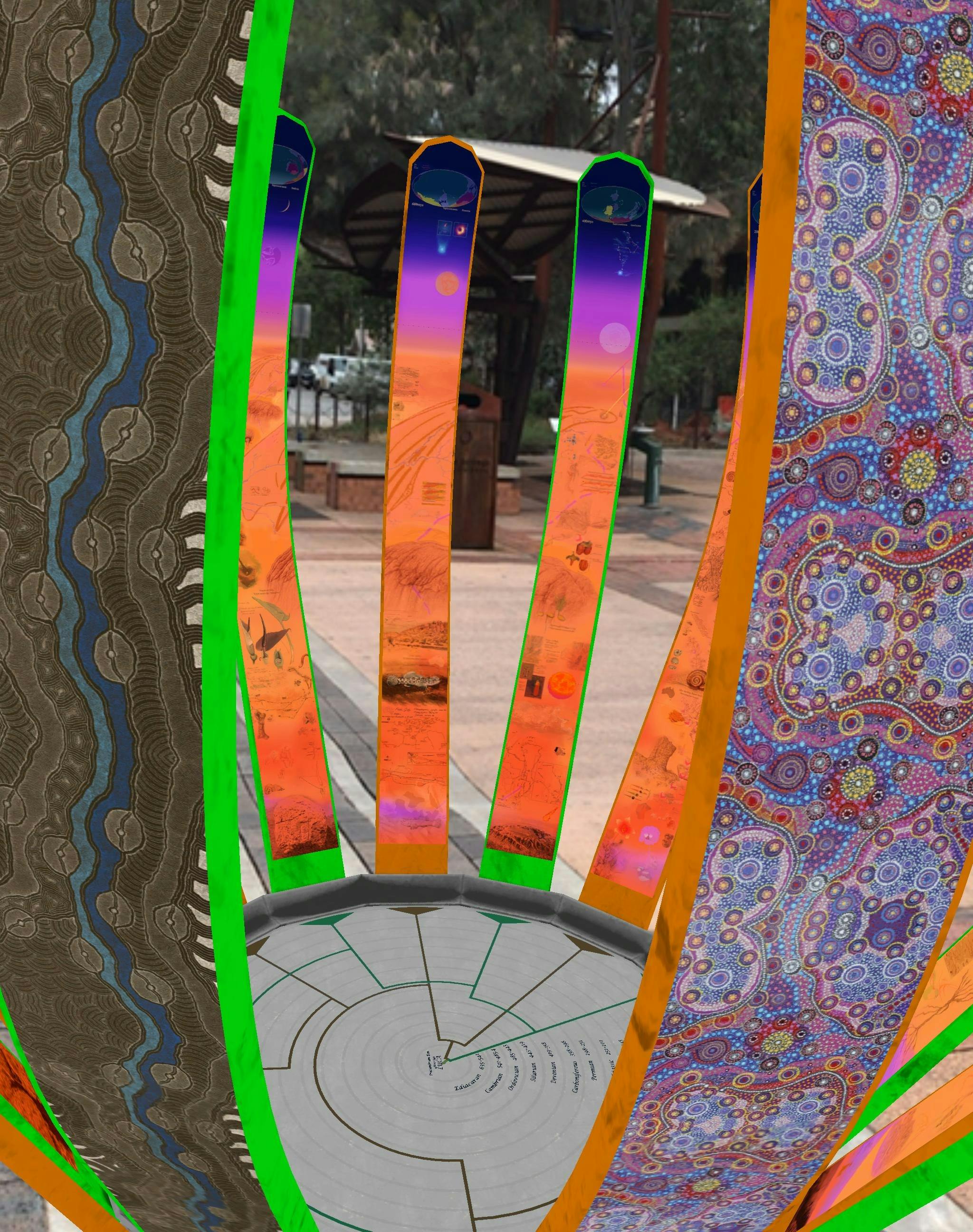Alice Springs Genestreaming Sculpture