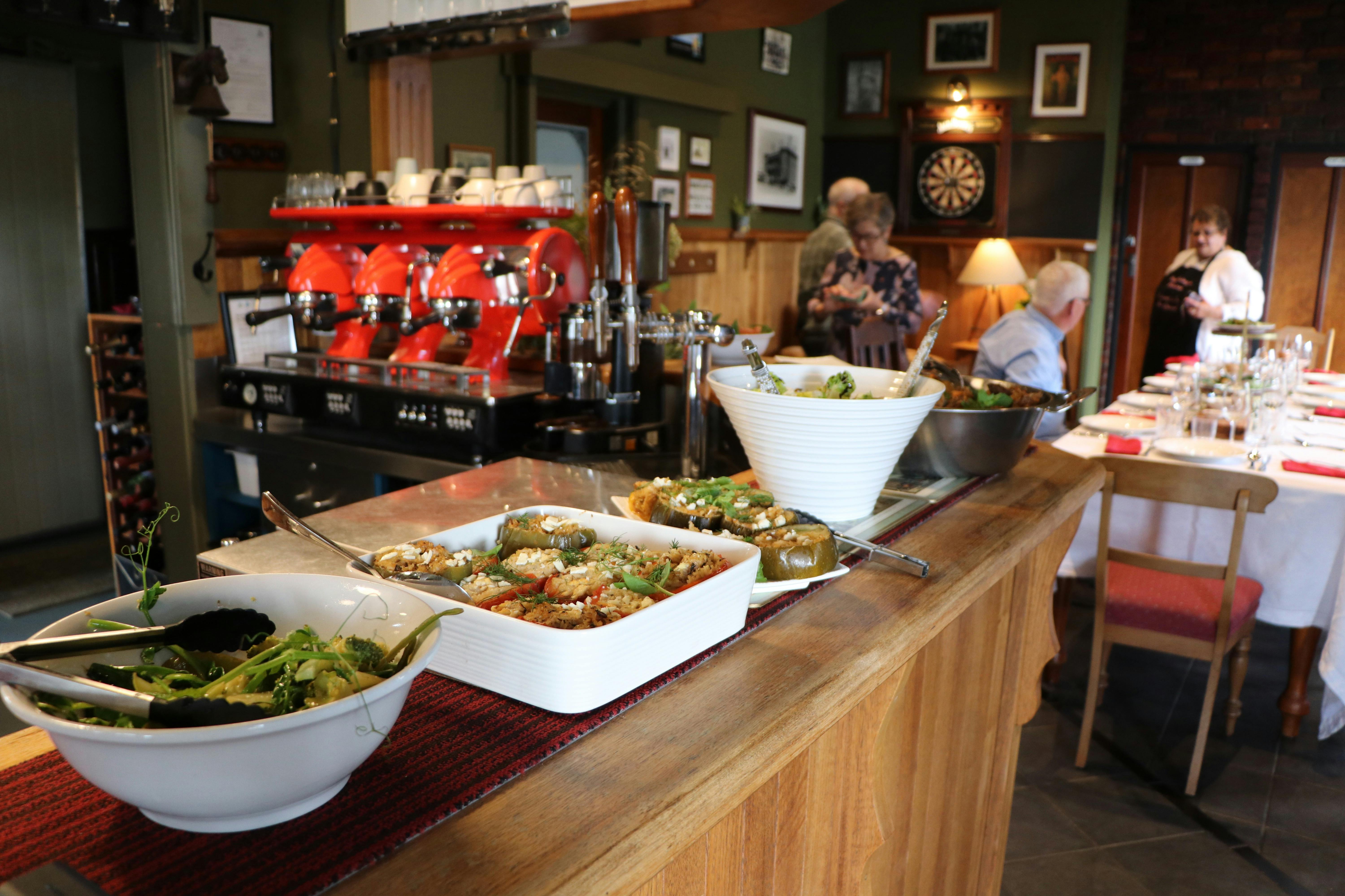 This photo is of a Greek Feast function at the Exchange Hotel Bar