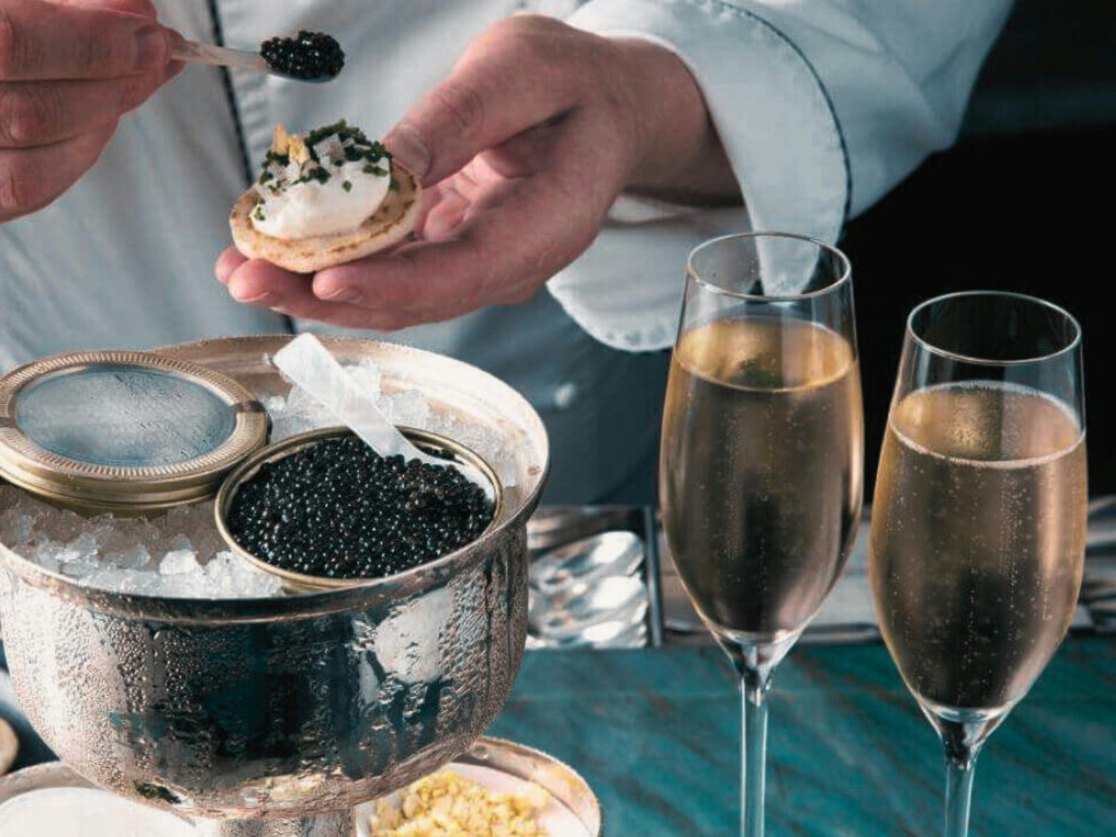 Wineglass After Dark: caviar and truffle weekend escape image