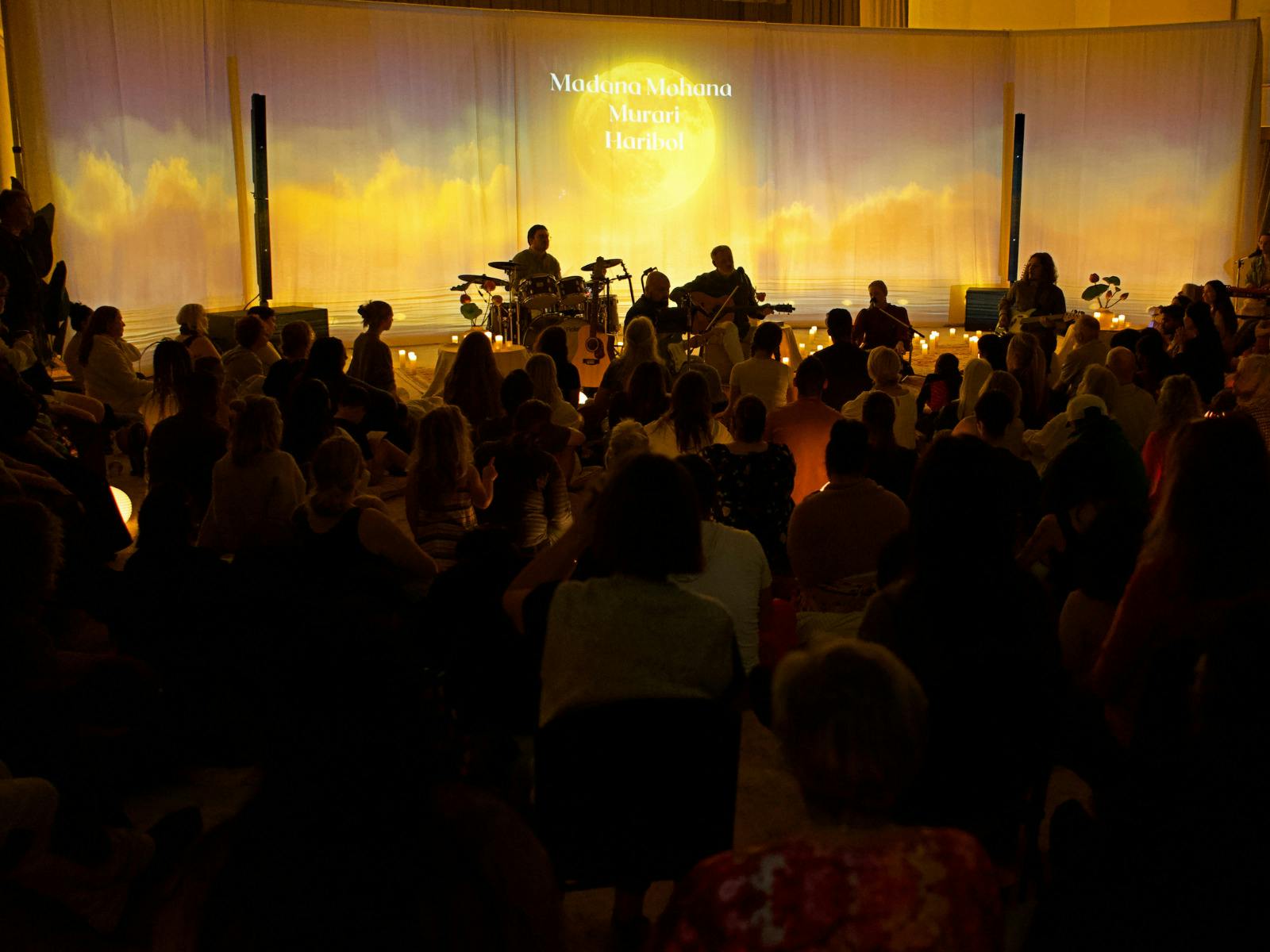 Group of people seated in a beautiful space