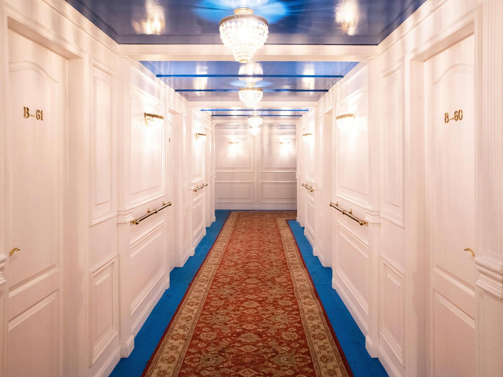 Replicated corridors of the RMS Titanic