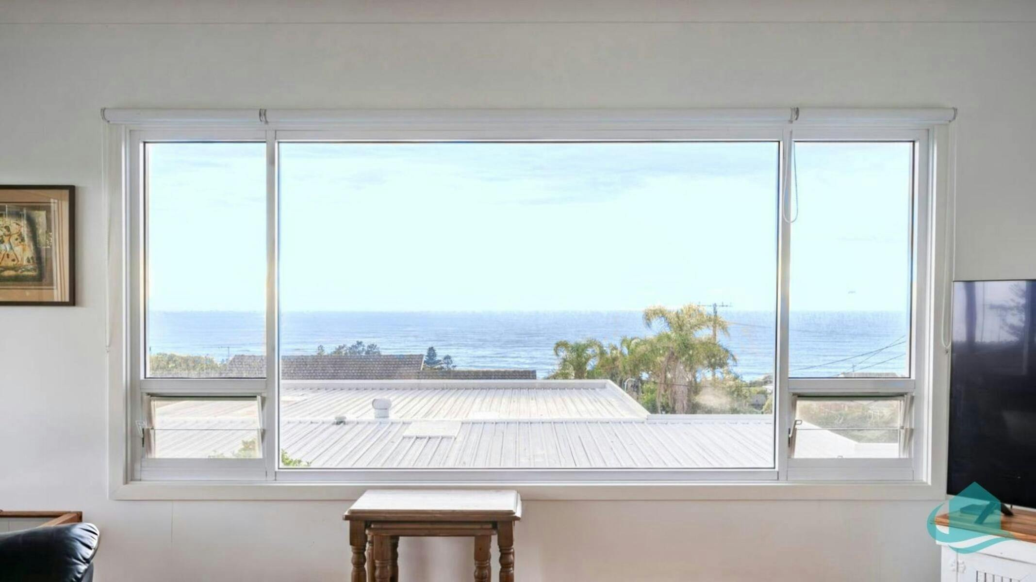 View over Caves Beach is even stunning on an overcast day.