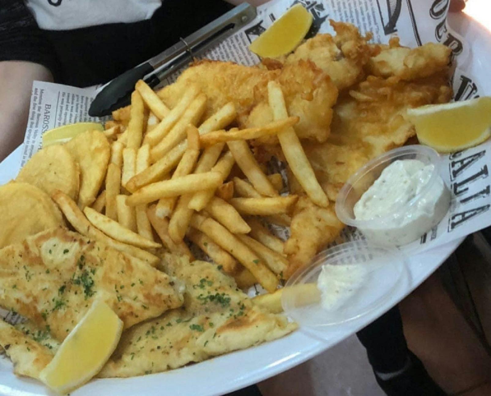 Something Seafood fish and chips