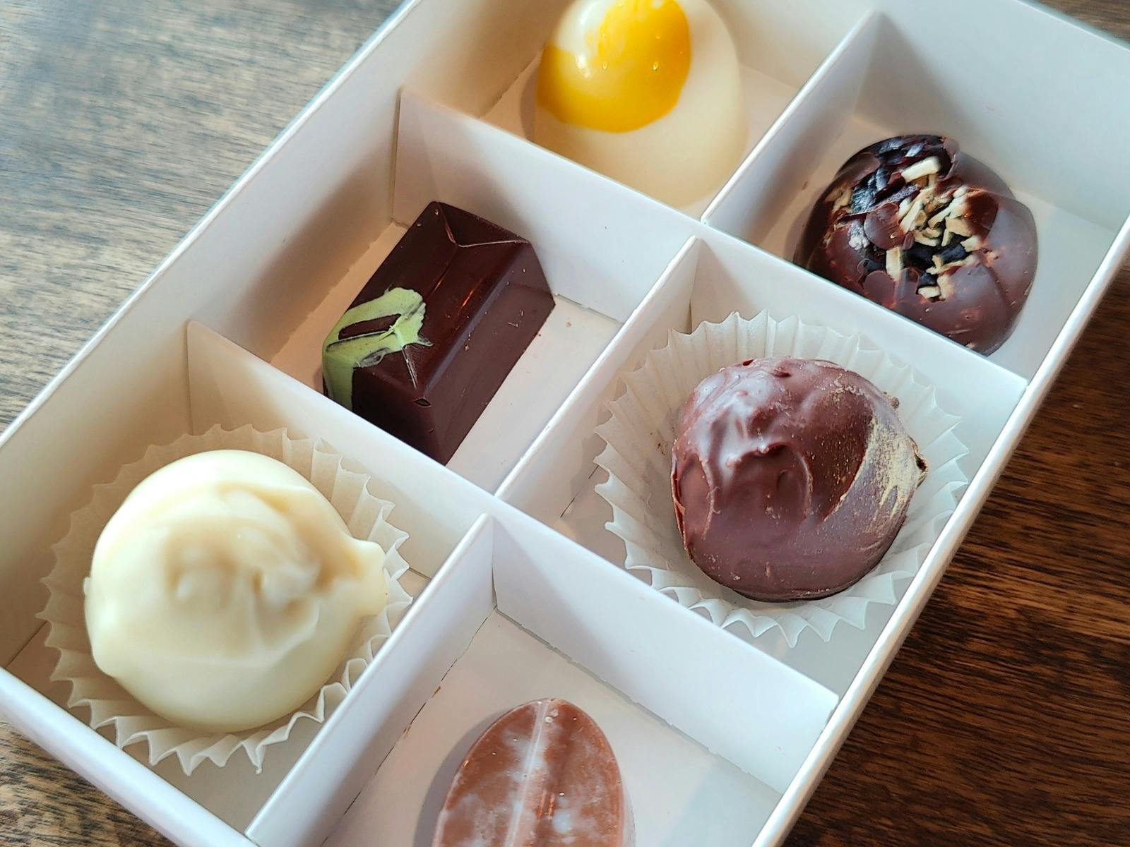 Luxury handmade chocolates on our Taste of Queensland tour