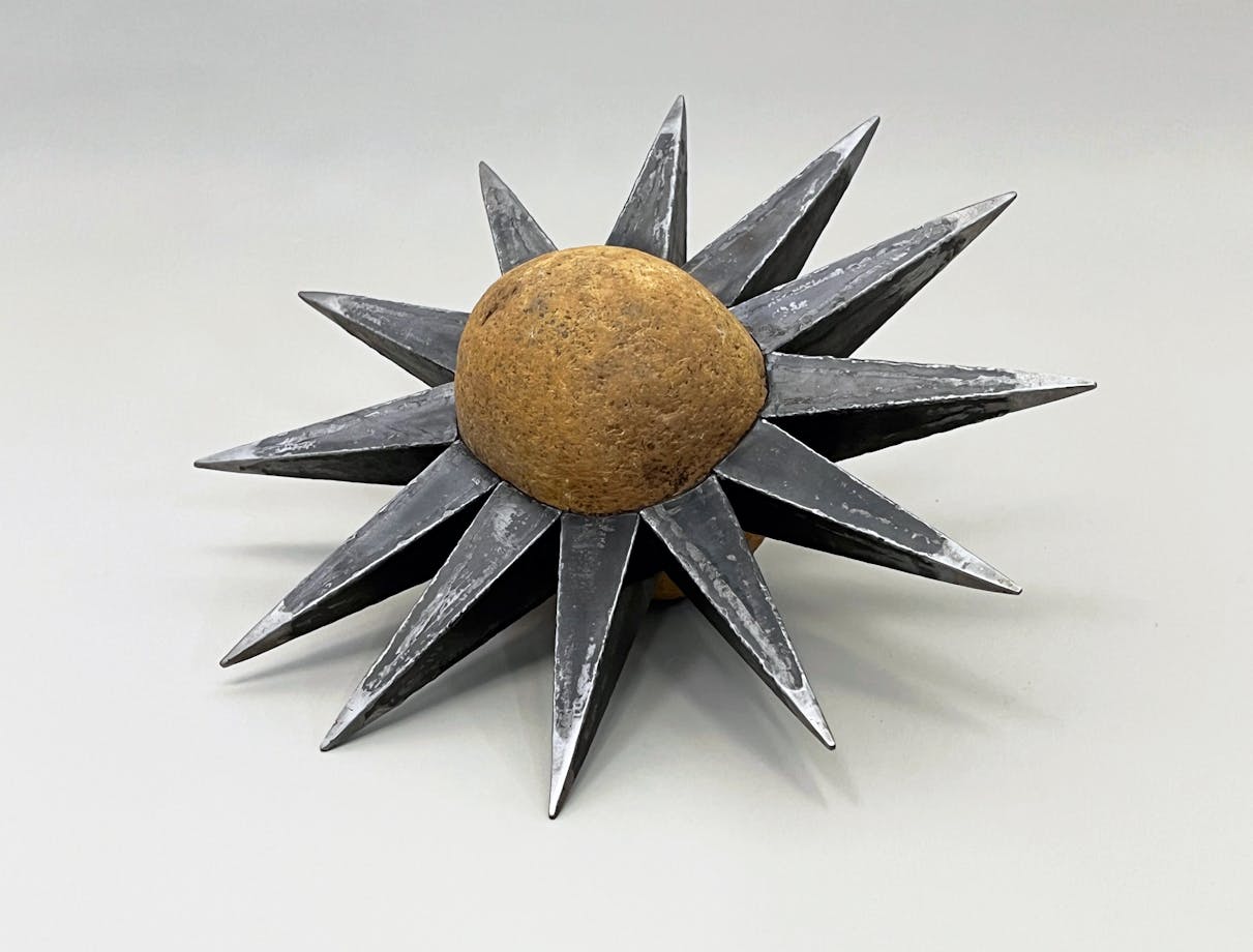 Stone, Mild Steel 28 x 37 x 40 cm AUD 5,500