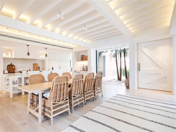 beautiful Hampton-inspired interiors, and lavish finishing throughout the house