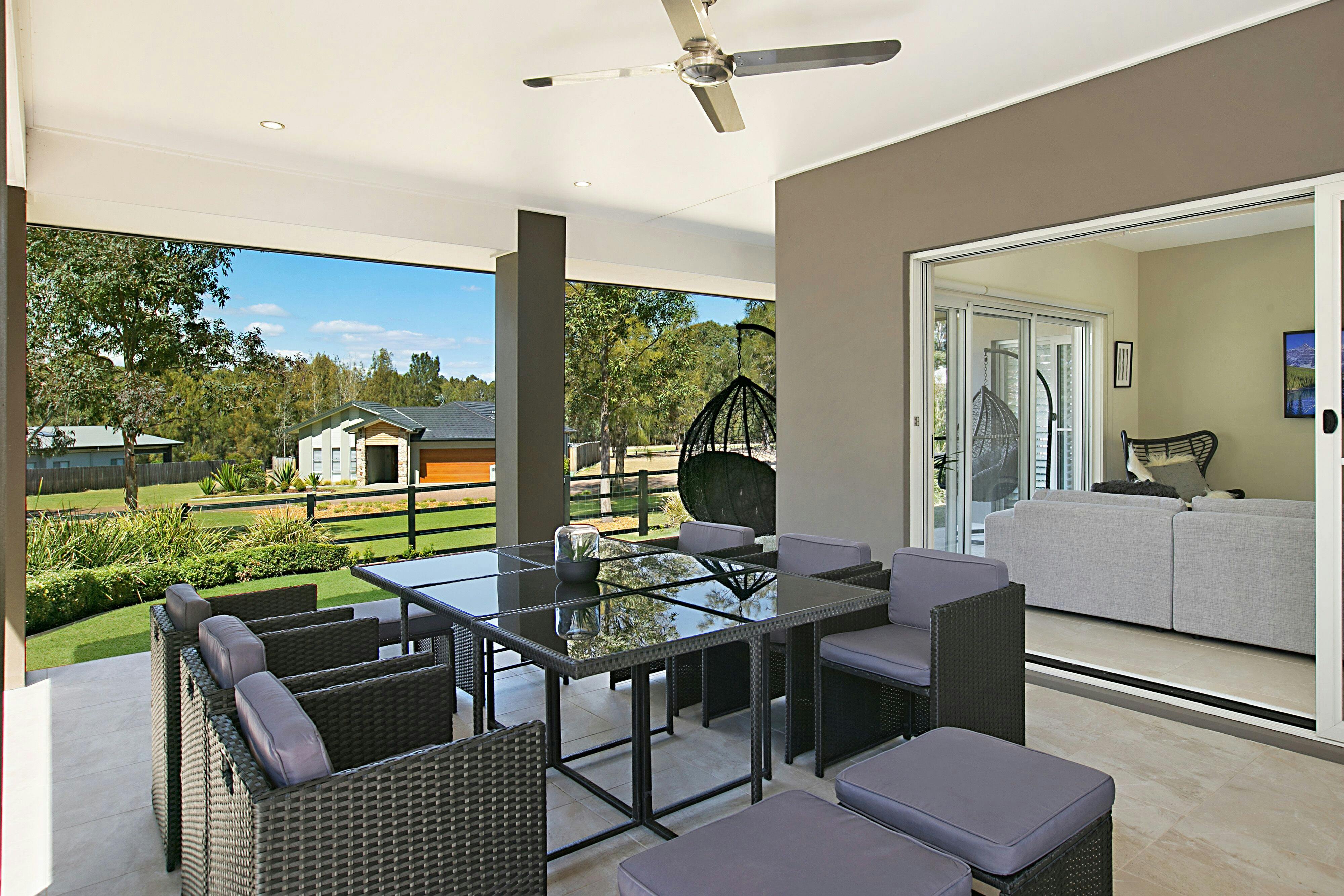The Grape Escape outdoor area
