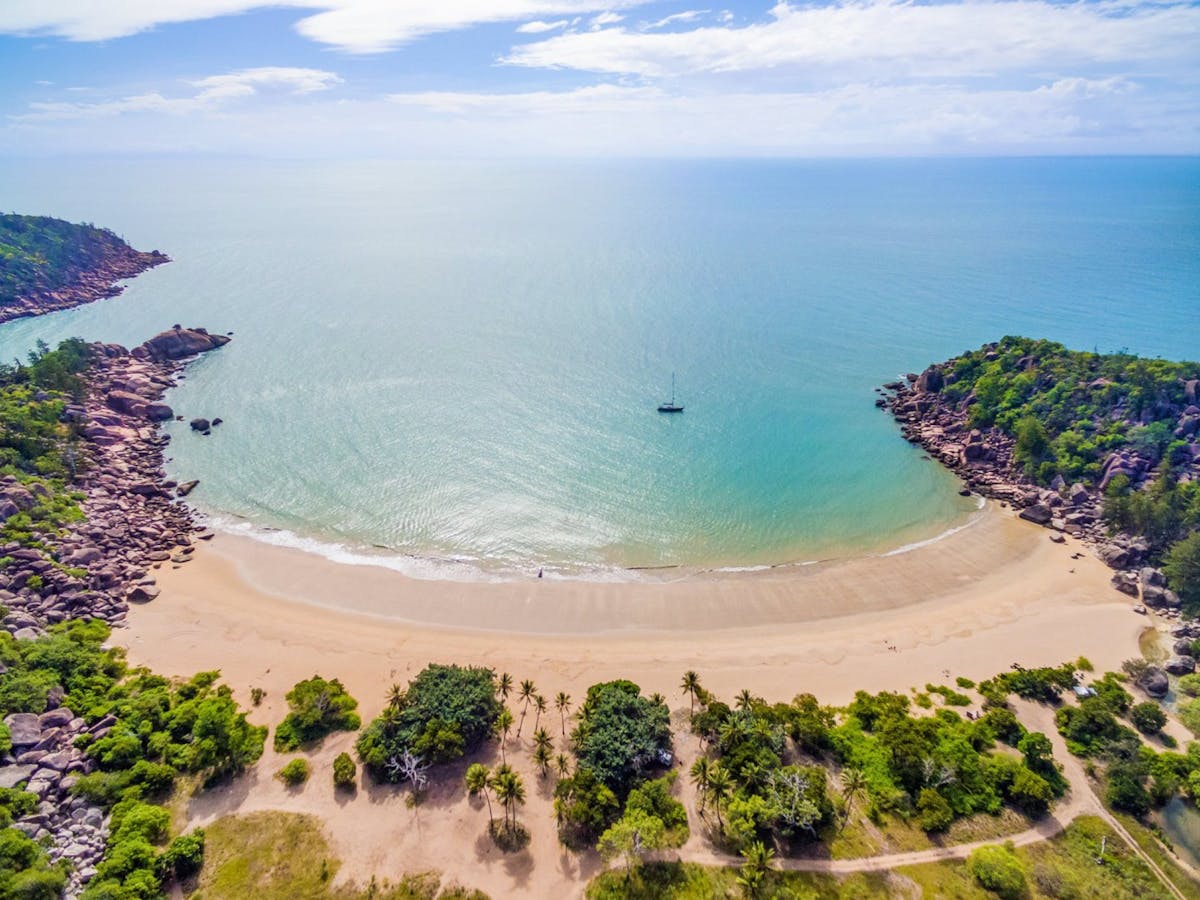 Body of water between bays