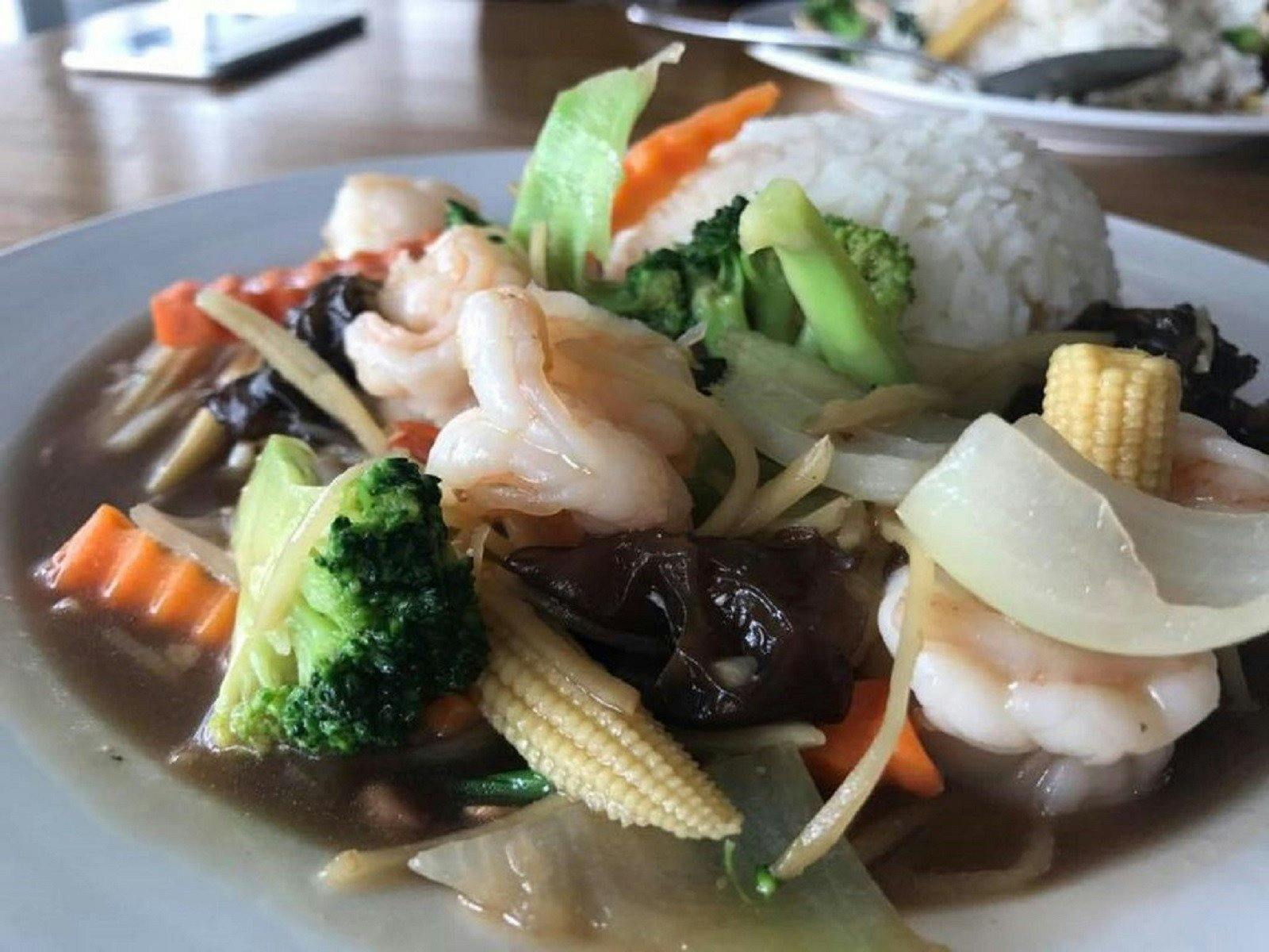 Ginger Prawn Stir Fry at Thai Centric