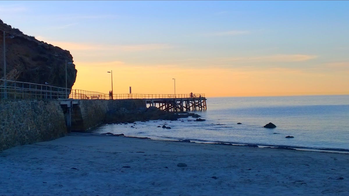 Dusk at Second Valley Beach