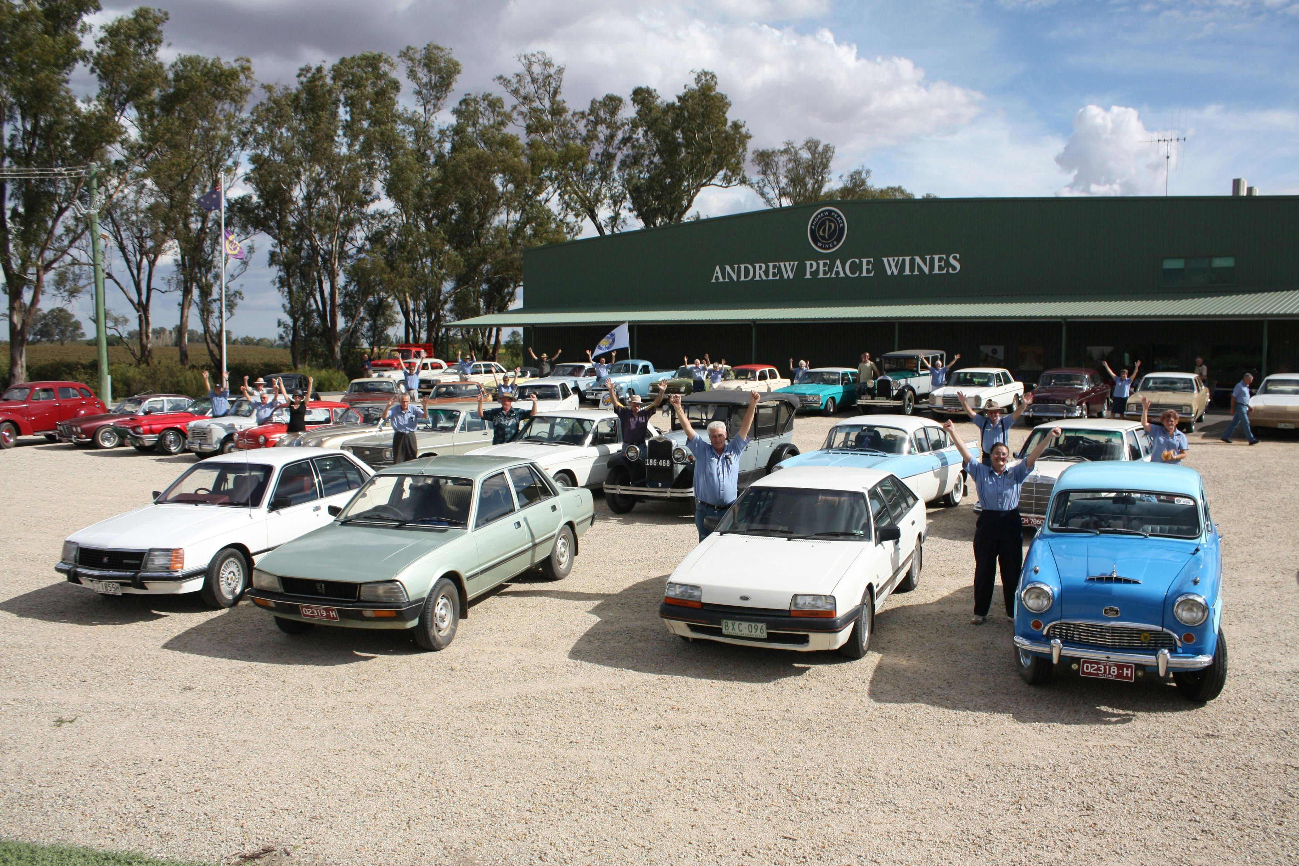 Vintage car clubs visit regularly