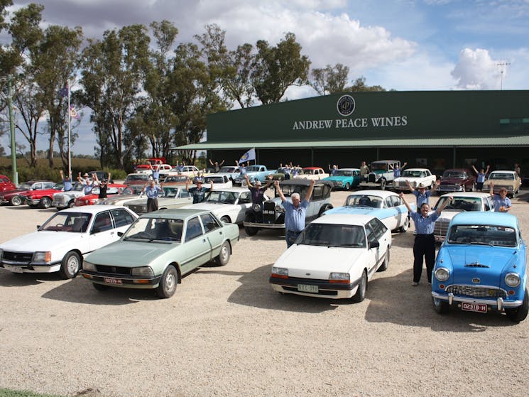 Vintage car clubs visit regularly