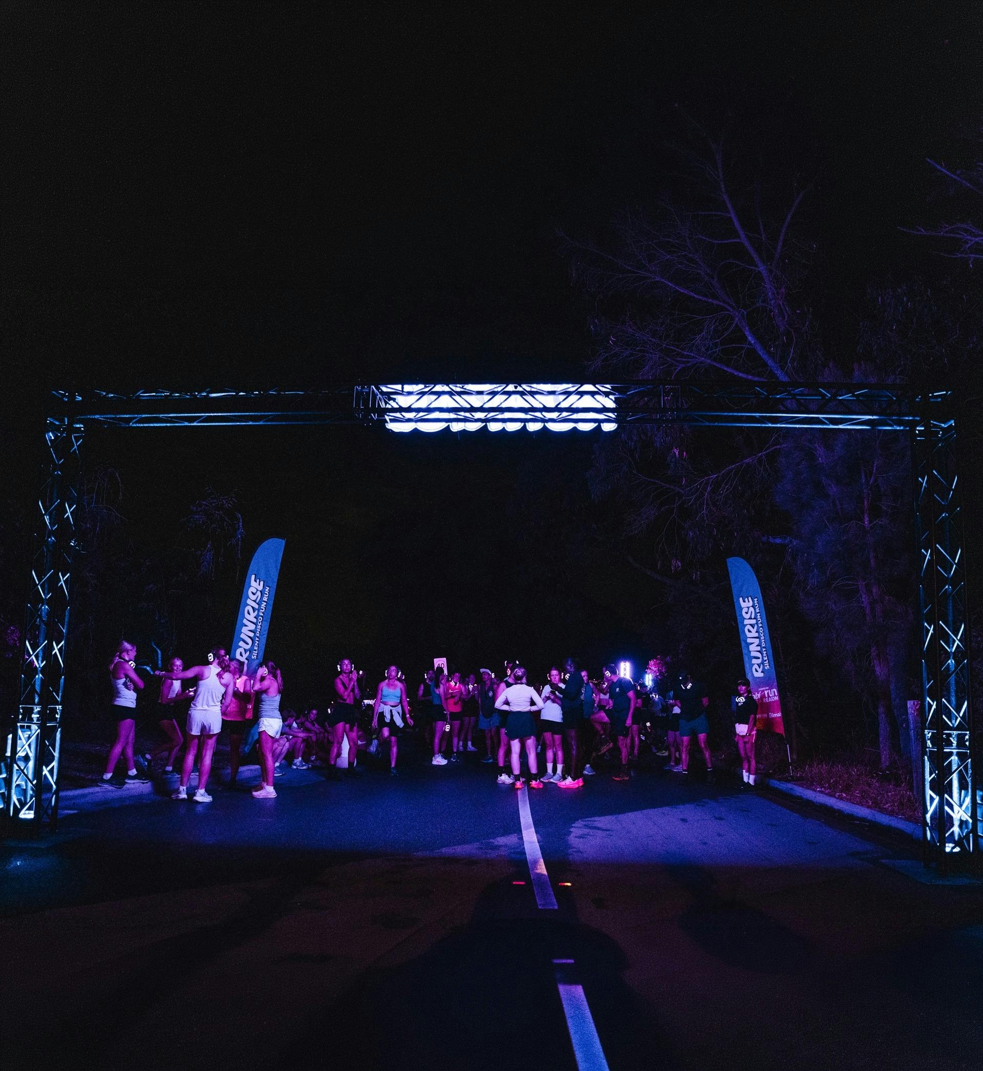 Runrise Sunrise silent disco