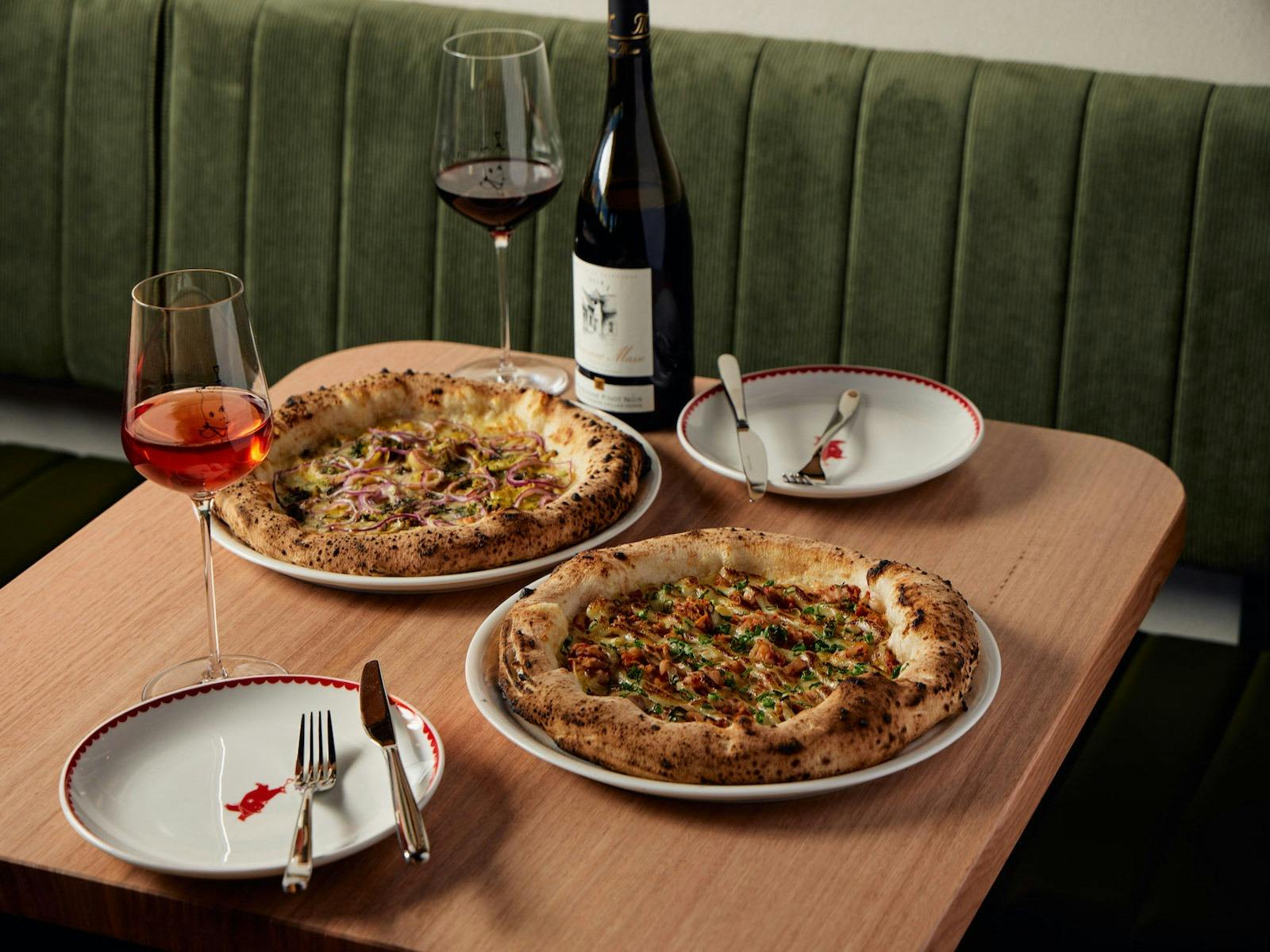 Pizza at Bandit Pizza and Wine