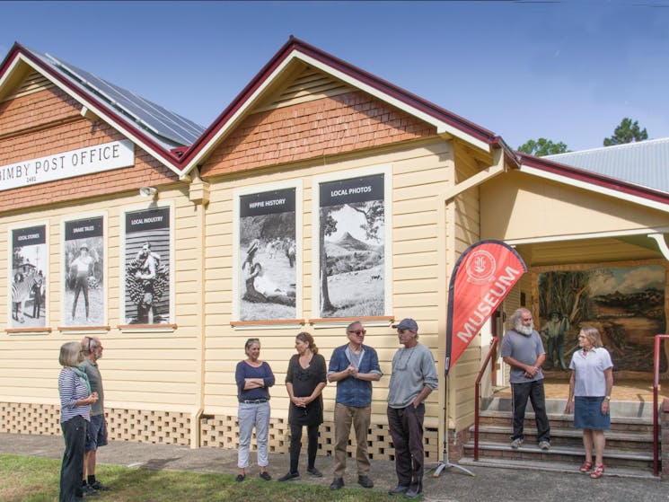 The old Mullumbimby post office reloacted to Summers Park for a museum in 1984