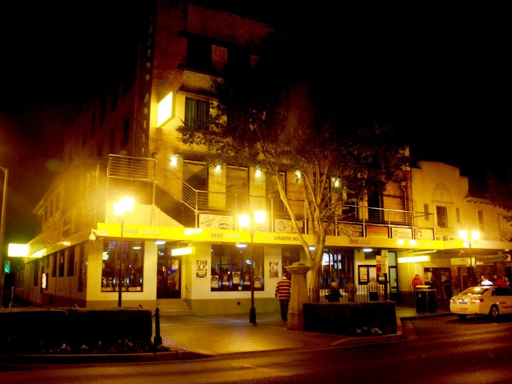 The Amaroo at night