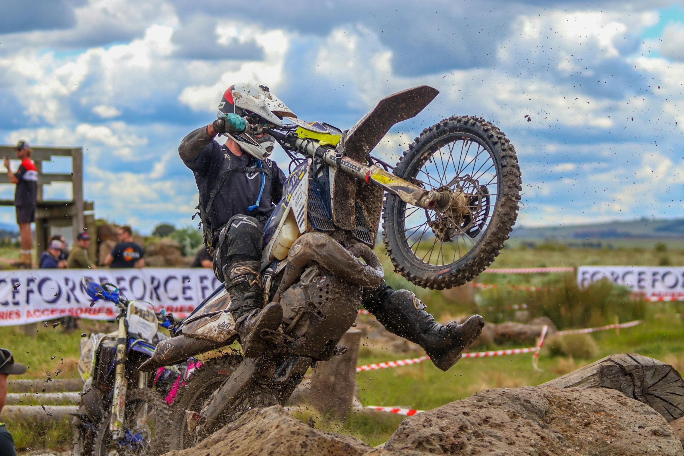 100 plus riders take on the rocky tracks