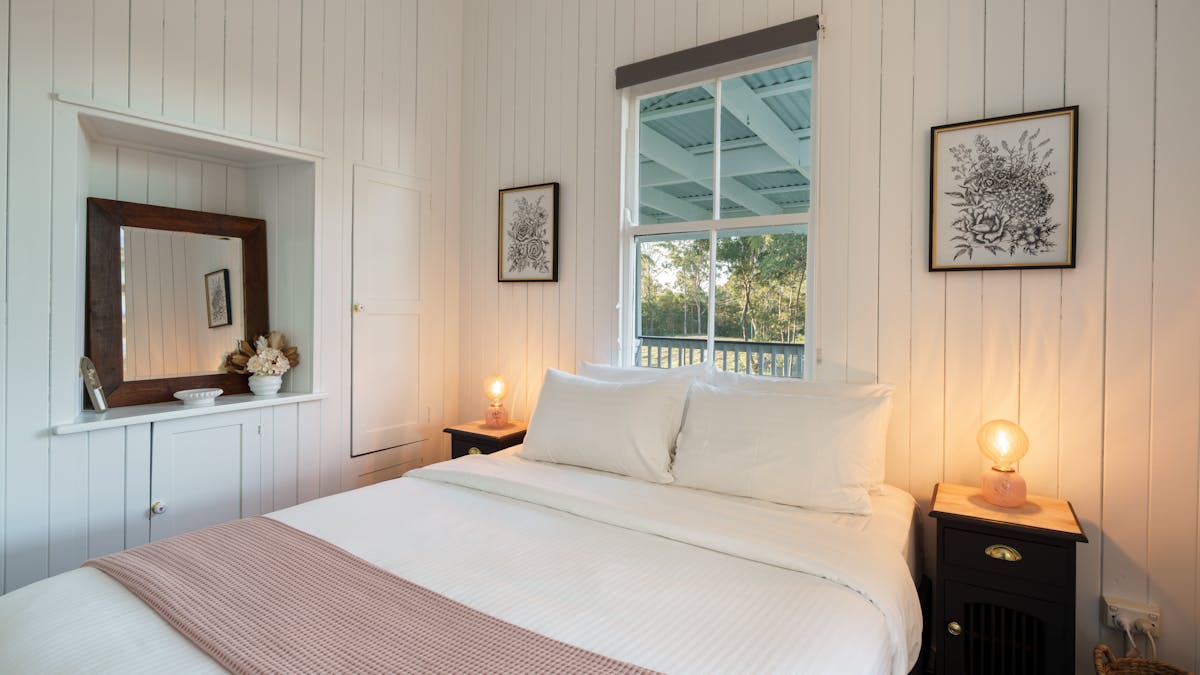 The cottage has 4 beautiful bedrooms.