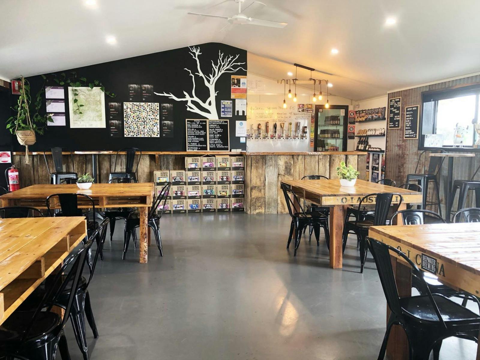 Deepwater Brewing cellar door interior