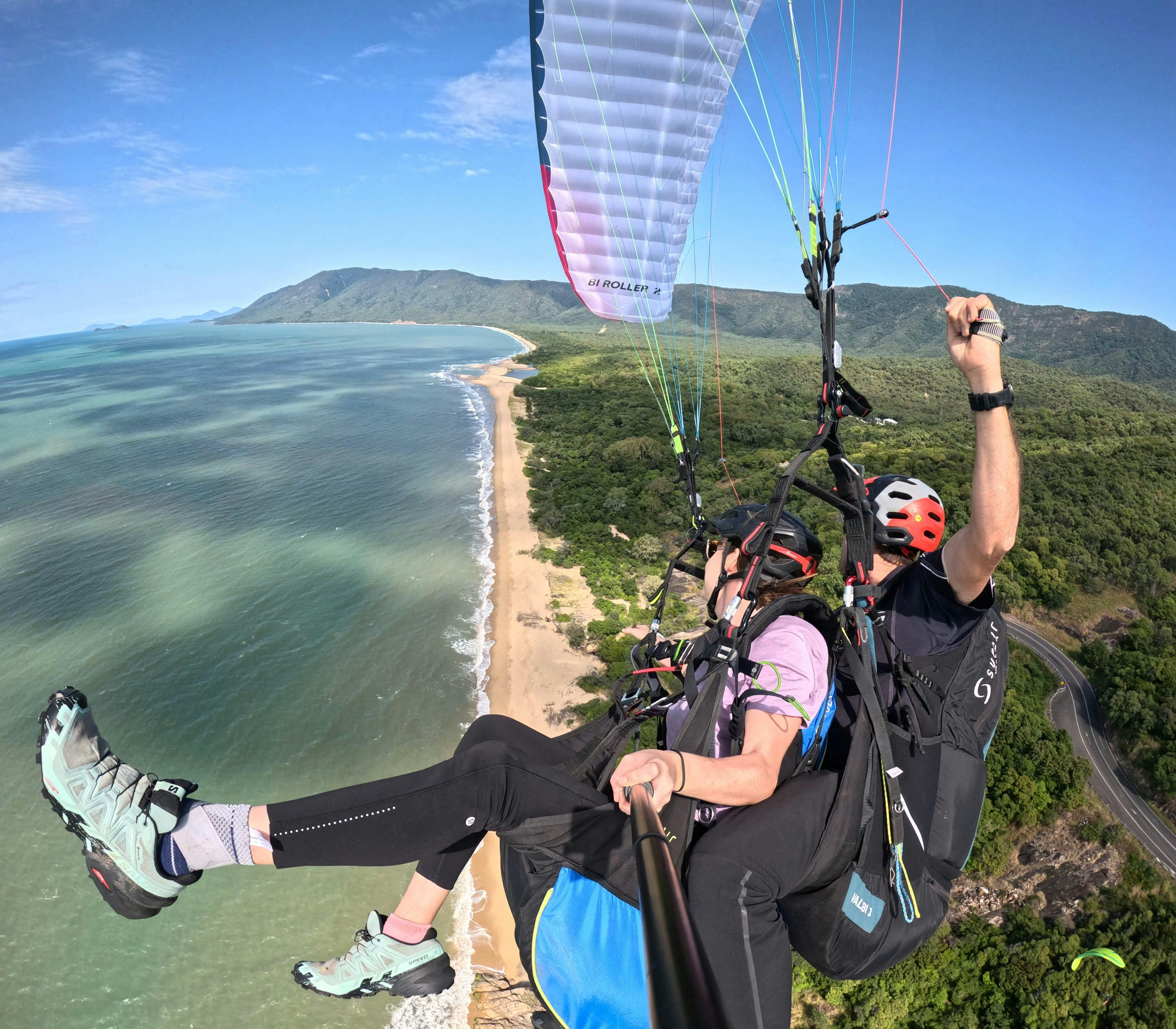 Tandem Paragliding Flight