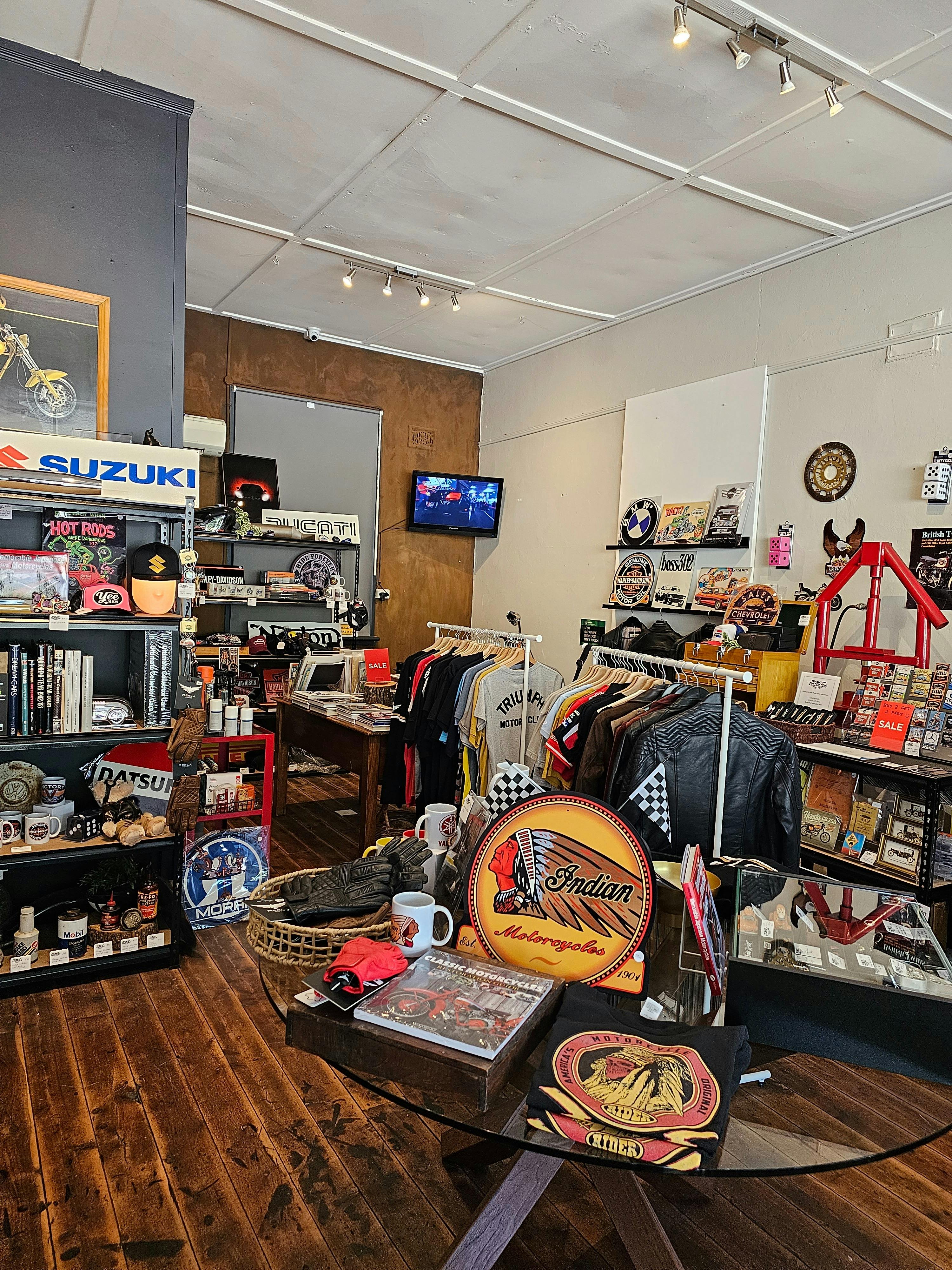 An array of different products can be found inside Tanks & Tailpipes