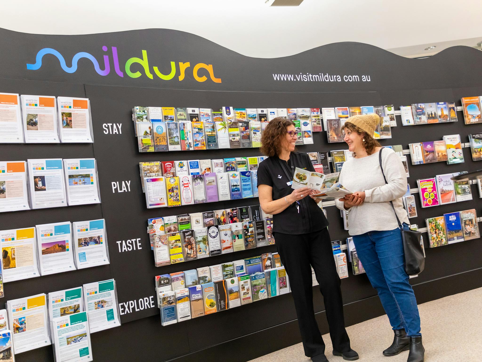 Brochure Wall